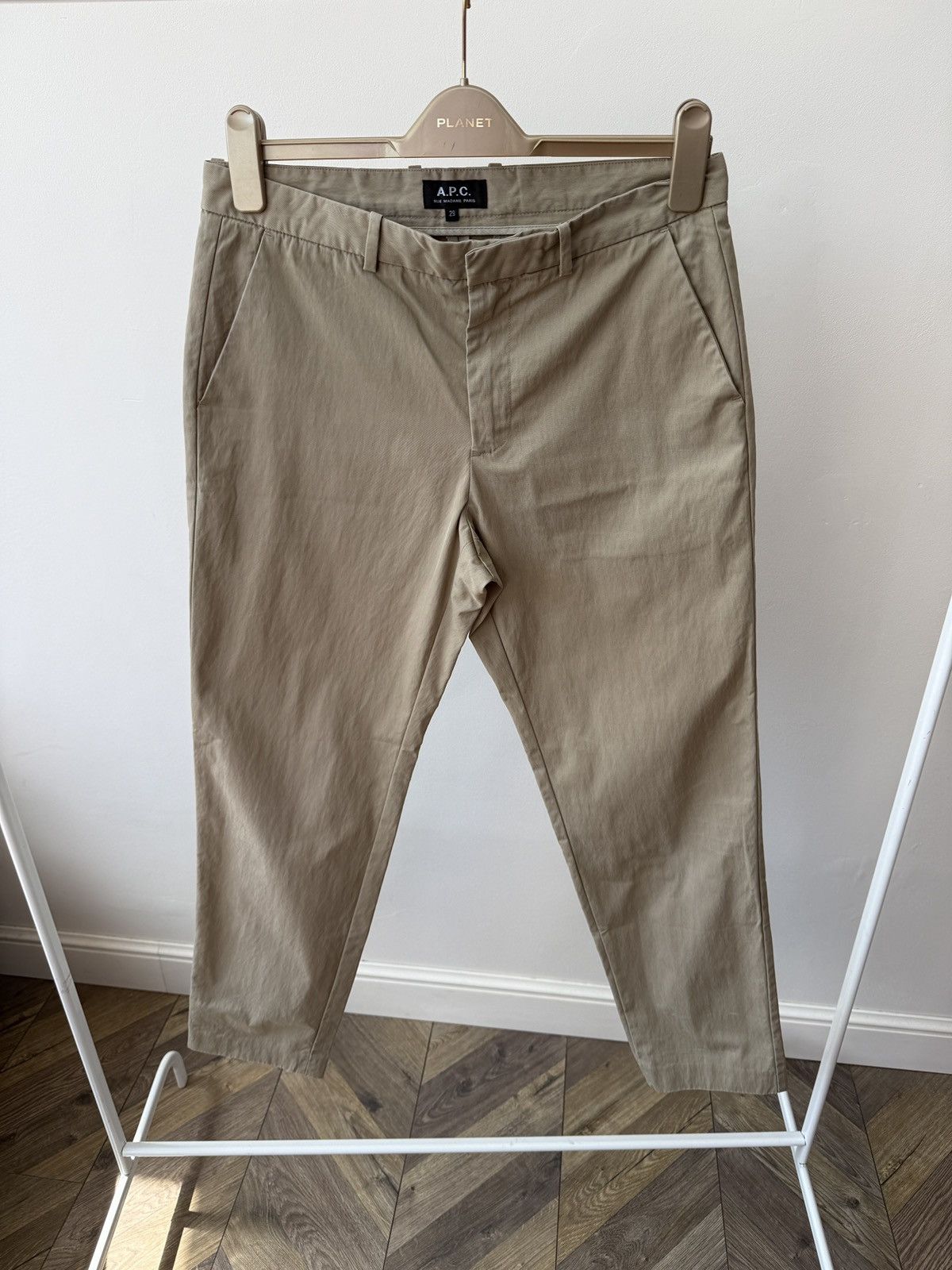 A.P.C. Vintage A.P.C. Beige Chino Pants Men’s Minimal Straight Leg Size US 29 - 4 Thumbnail