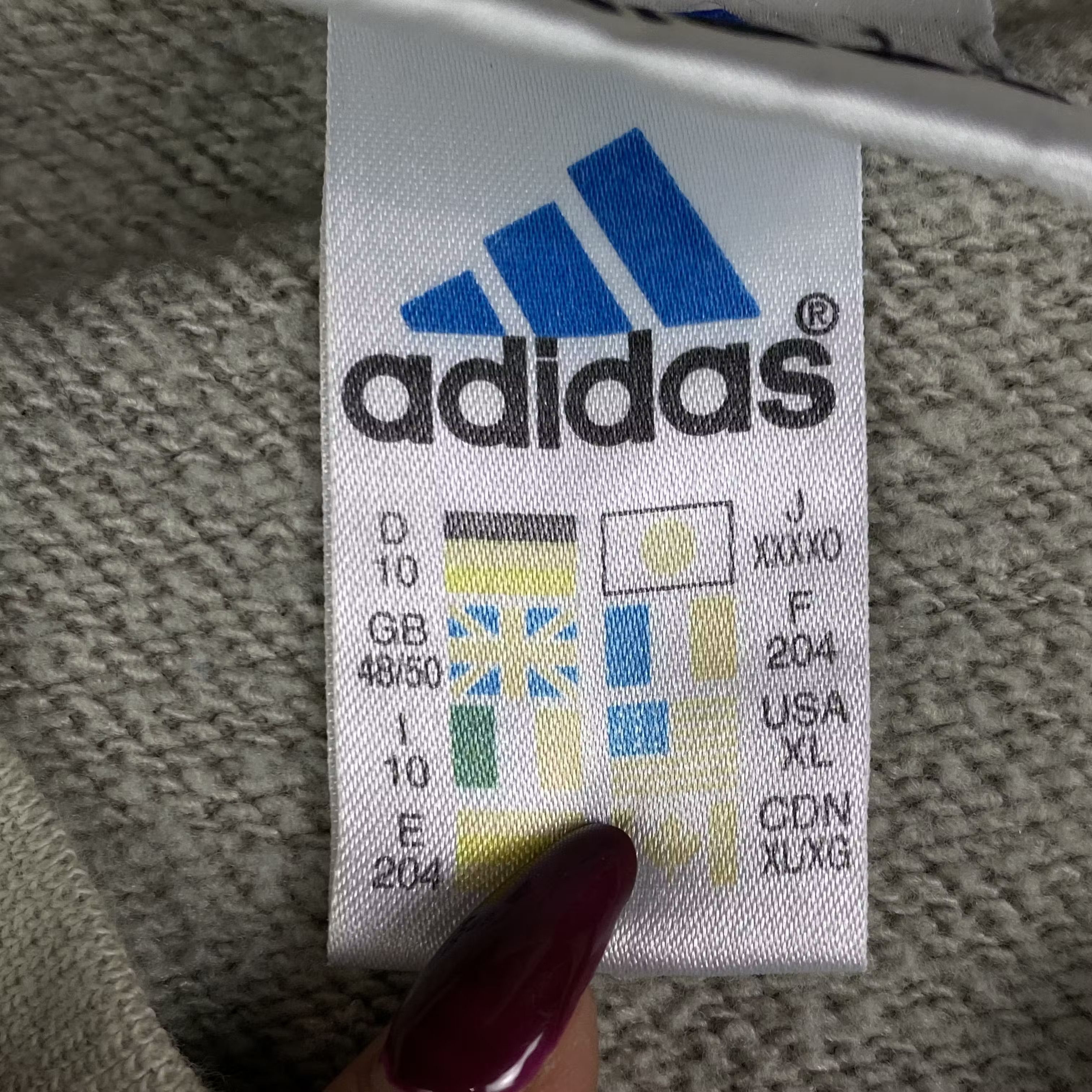 Adidas × Vintage Mens Sweatshirt Adidas Vintage Size XL V Neck Size US XL / EU 56 / 4 - 9 Thumbnail