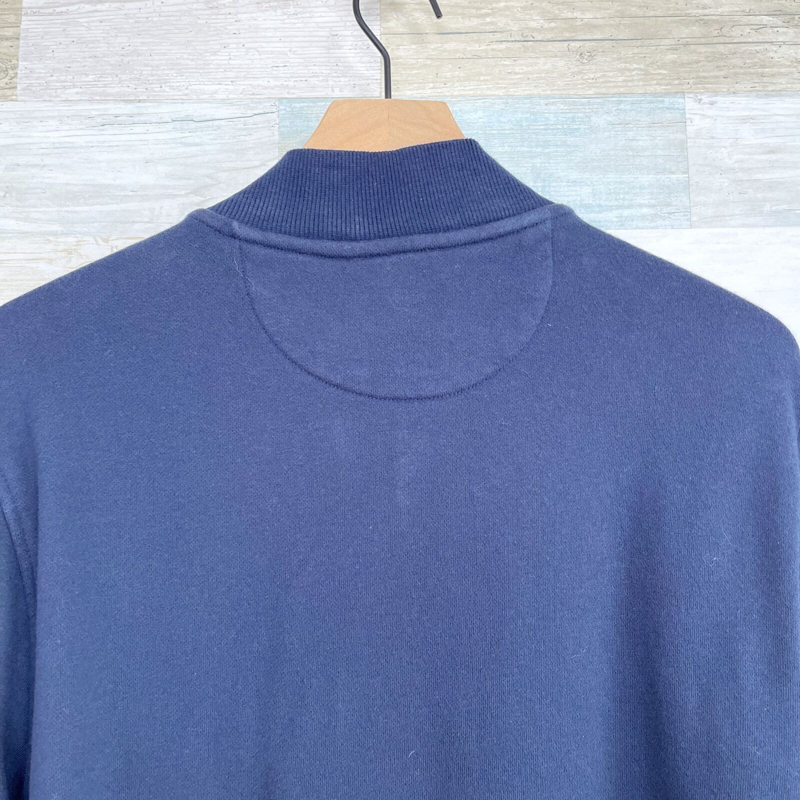 Brooks Brothers Brooks Brothers Full Zip Sweater Jacket Blue White Mens L Size US L / EU 52-54 / 3 - 5 Thumbnail