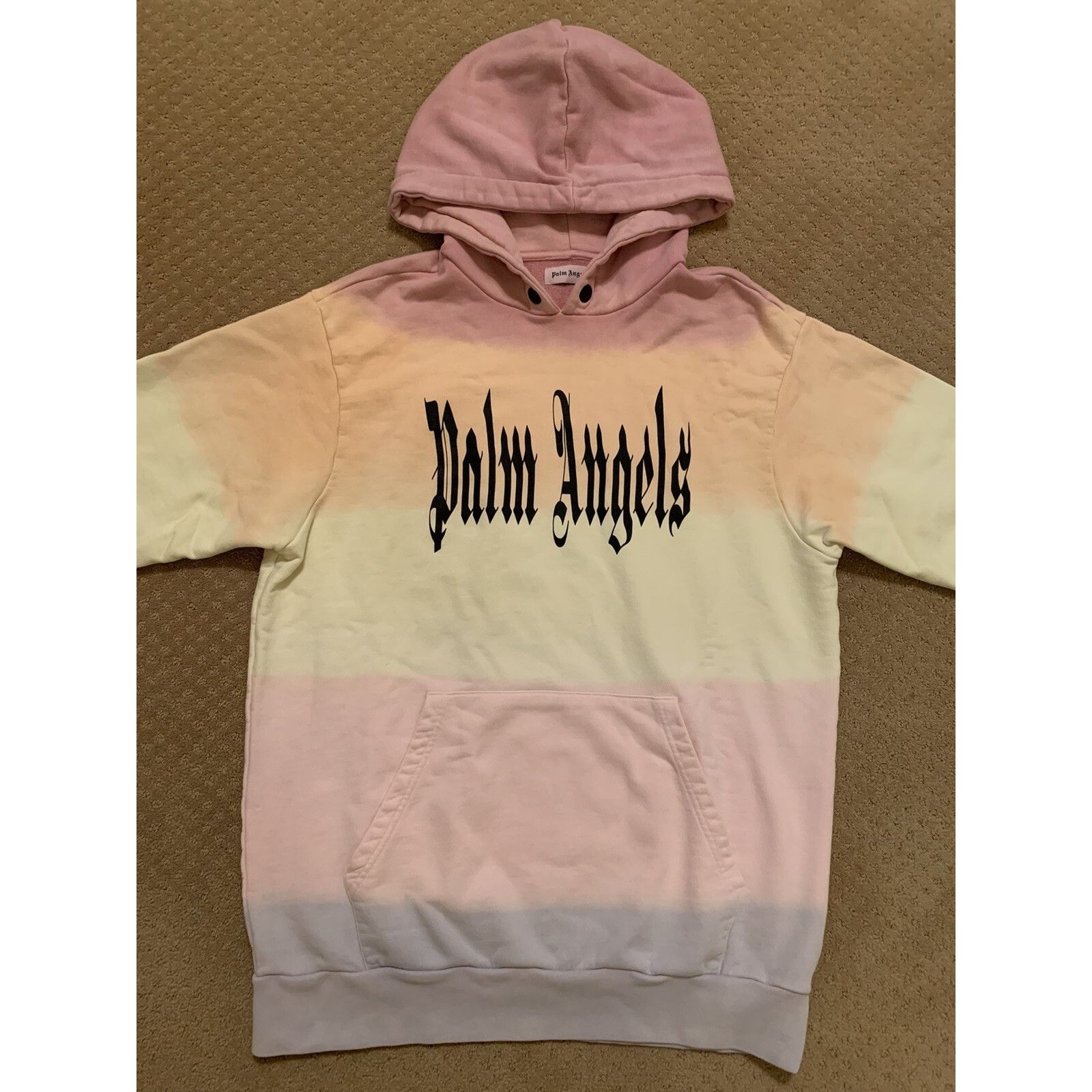 Palm Angels Palm Angels Gothic Multicolor Rainbow Hoodie Sweatshirt Medi Size US M / EU 48-50 / 2 - 4 Thumbnail