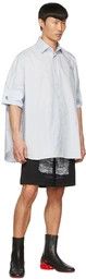 Raf Simons o1y0325 Logo Solid Color Shirt in Light Blue Size US S / EU 44-46 / 1 - 5 Thumbnail
