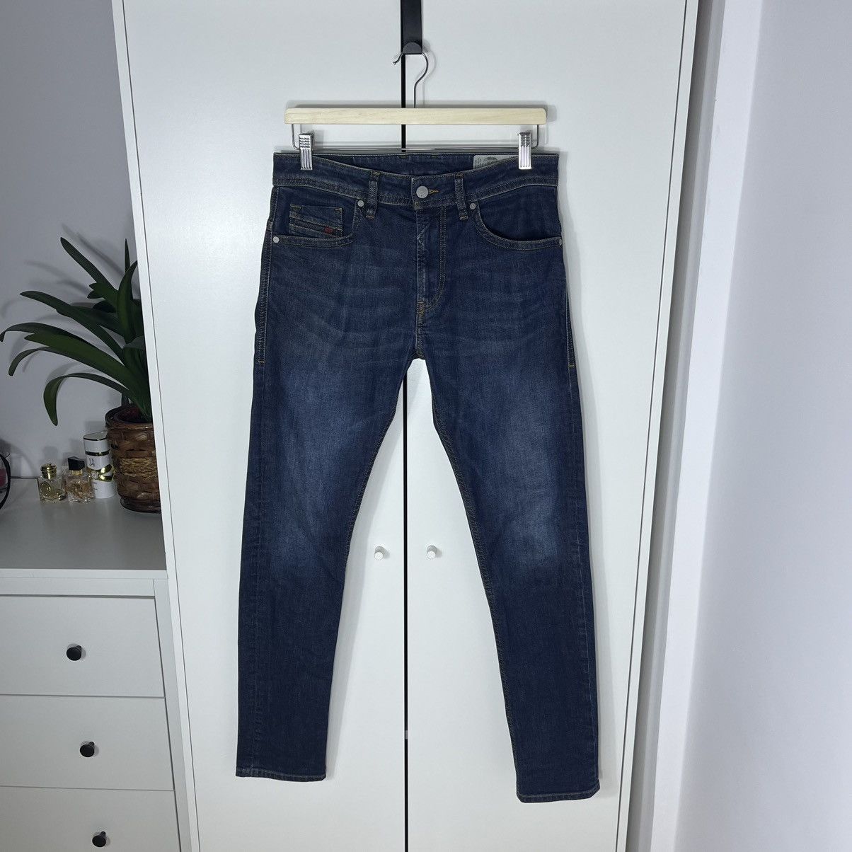 Diesel Vintage Diesel Thommer Denim Blue Jeans Streetwear Y2K Size US 29 - 1 Thumbnail