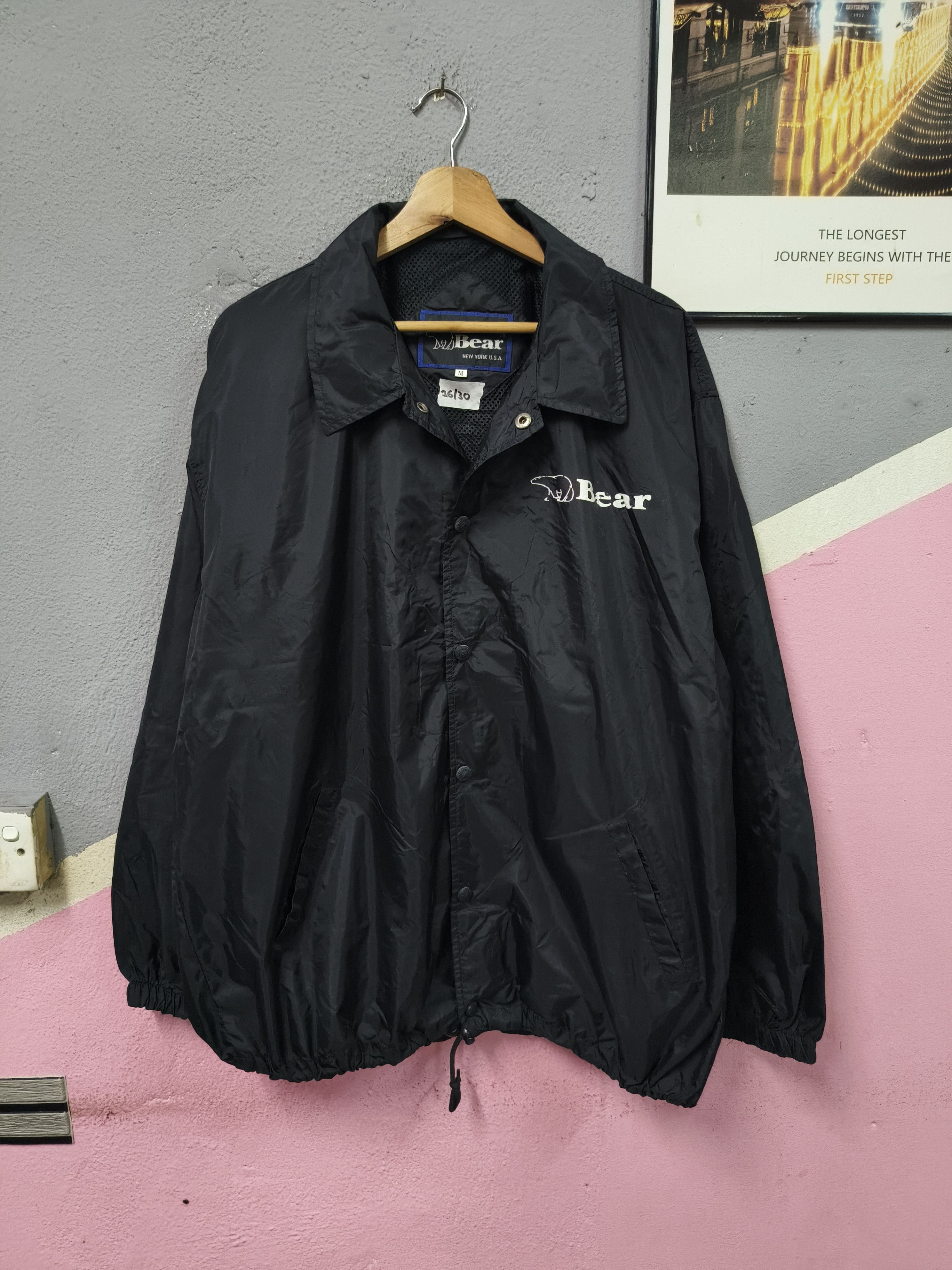 Japanese Brand BEAR NEW YORK USA OVERSIZED LIGHT JACKET BUTTON UP Size US M / EU 48-50 / 2 - 2 Thumbnail