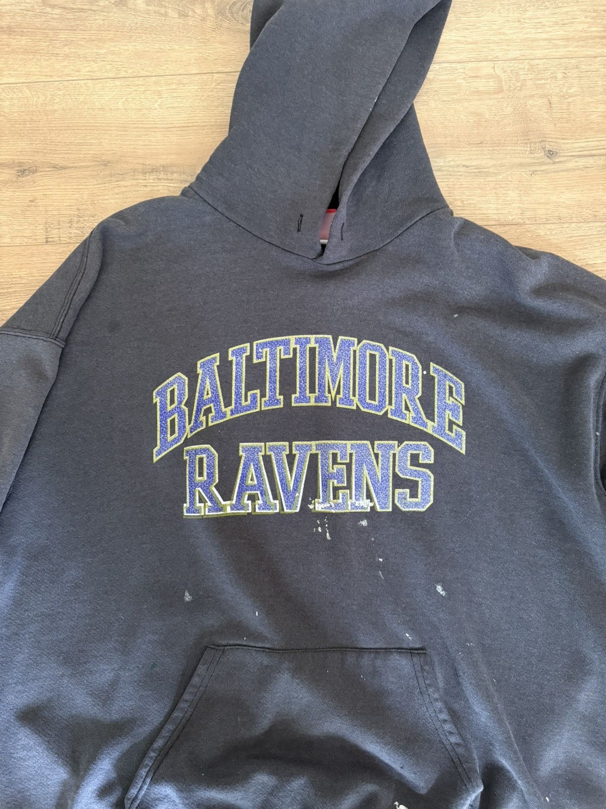 Vintage Vintage Baltimore Ravens hoodie Size US XL / EU 56 / 4 - 2 Thumbnail