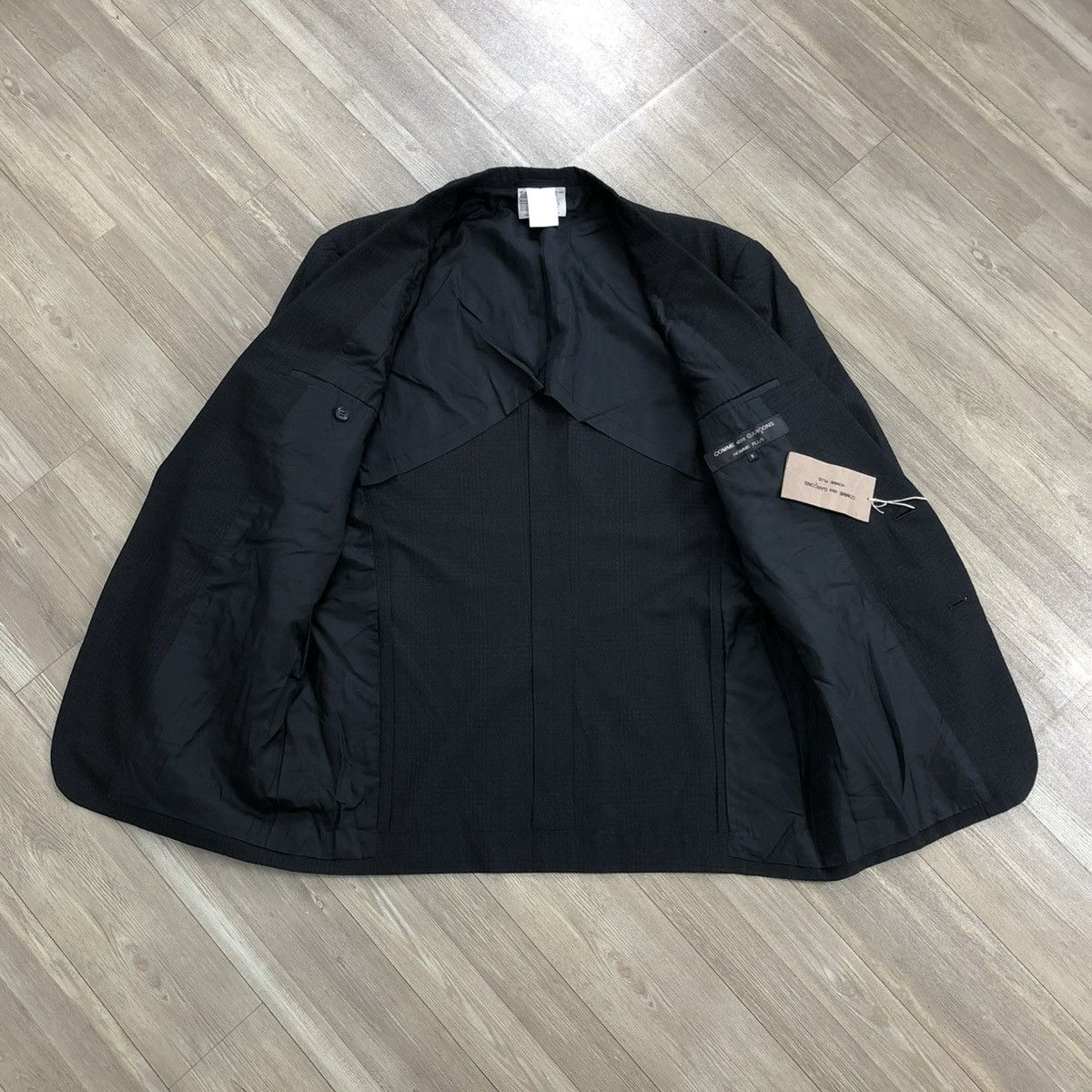 Comme des Garcons × Comme des Garcons Homme Plus AW91 Runaway Comme Des Garcons Homme Plus CDG Blazers Jacket Size 42S - 10 Thumbnail