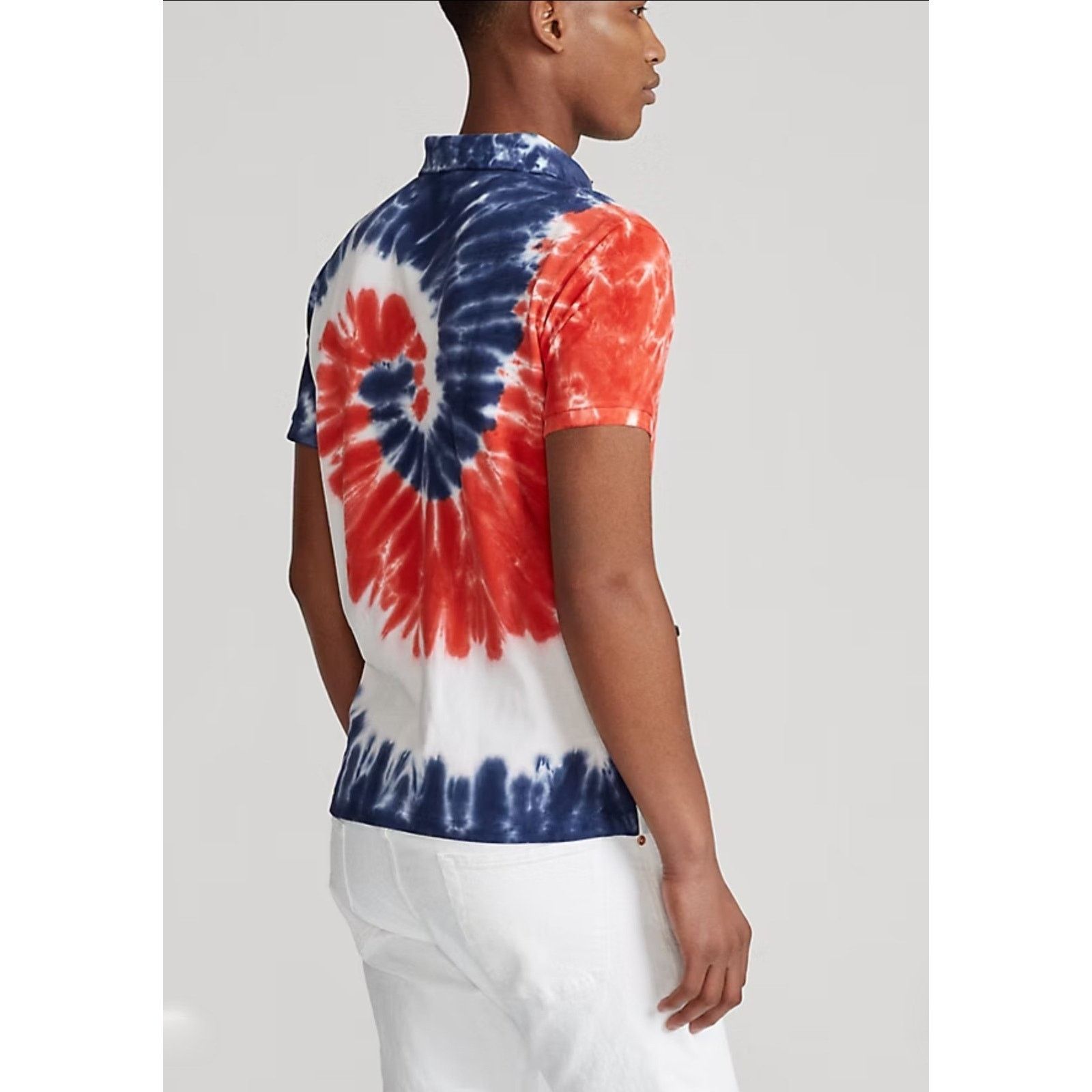 Polo Ralph Lauren NWT Polo Ralph Lauren B&T Americana Tie Dye Cotton Polo 1XB Size US XL / EU 56 / 4 - 7 Thumbnail