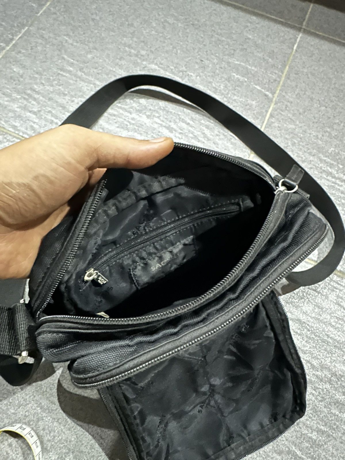 Yohji Yamamoto Ysaccs by Yohji Yamamoto Leather and Nylon crossbody bag Size ONE SIZE - 9 Thumbnail