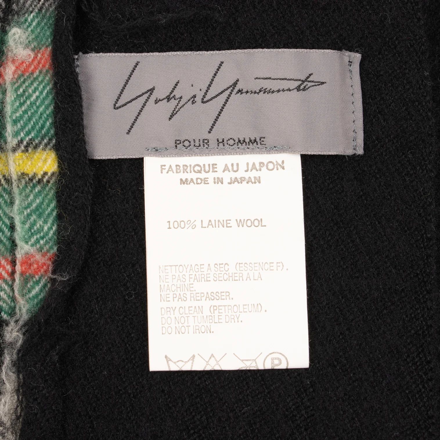 Yohji Yamamoto Yohji Yamamoto Wool Tartan Check Stole Size ONE SIZE - 7 Thumbnail