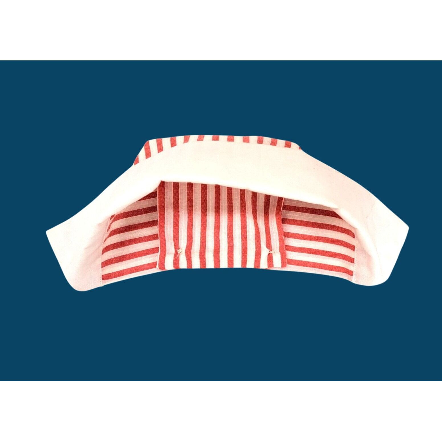Imperial Vintage Candy Striper Uniform 1970s Red White Top Pants Hat Size S / US 4 / IT 40 - 9 Thumbnail
