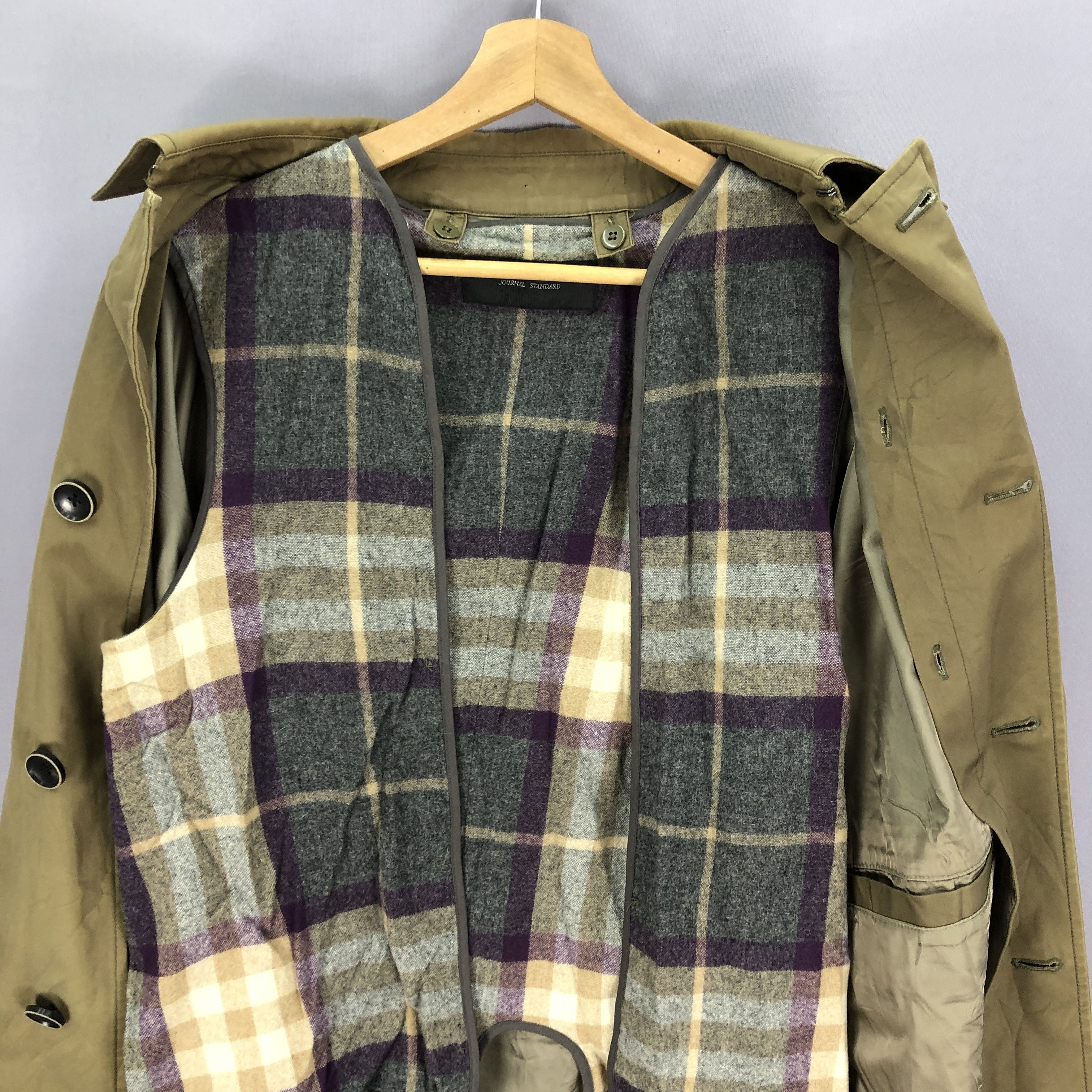 Japanese Brand × Vintage Vintage Journal Standard Long Trench Jackets Japanese Brand Size US S / EU 44-46 / 1 - 8 Thumbnail