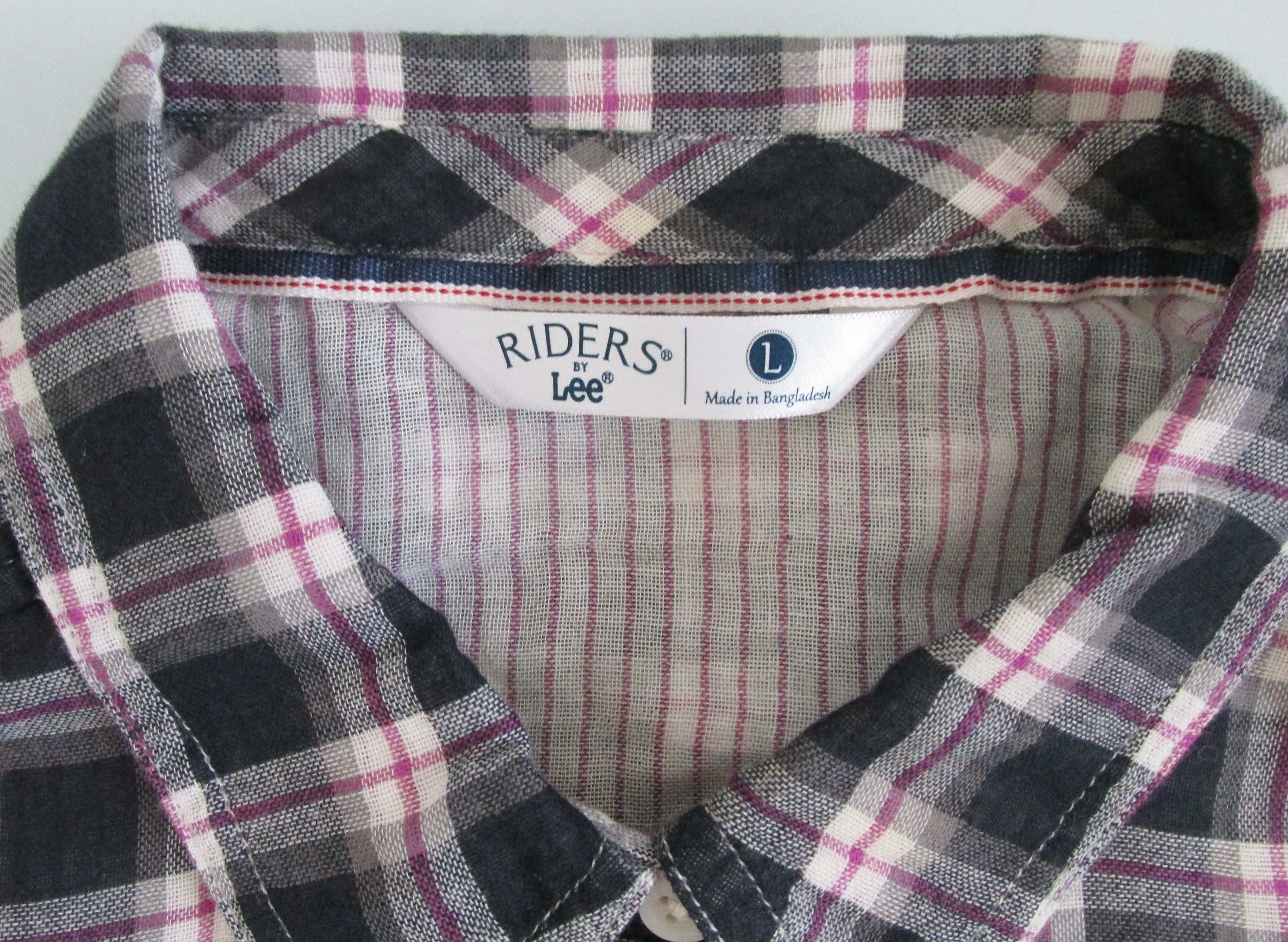Other Riders by Lee Women's Double Sided Cotton Shirt Size Large Size L / US 10 / IT 46 - 2 Thumbnail