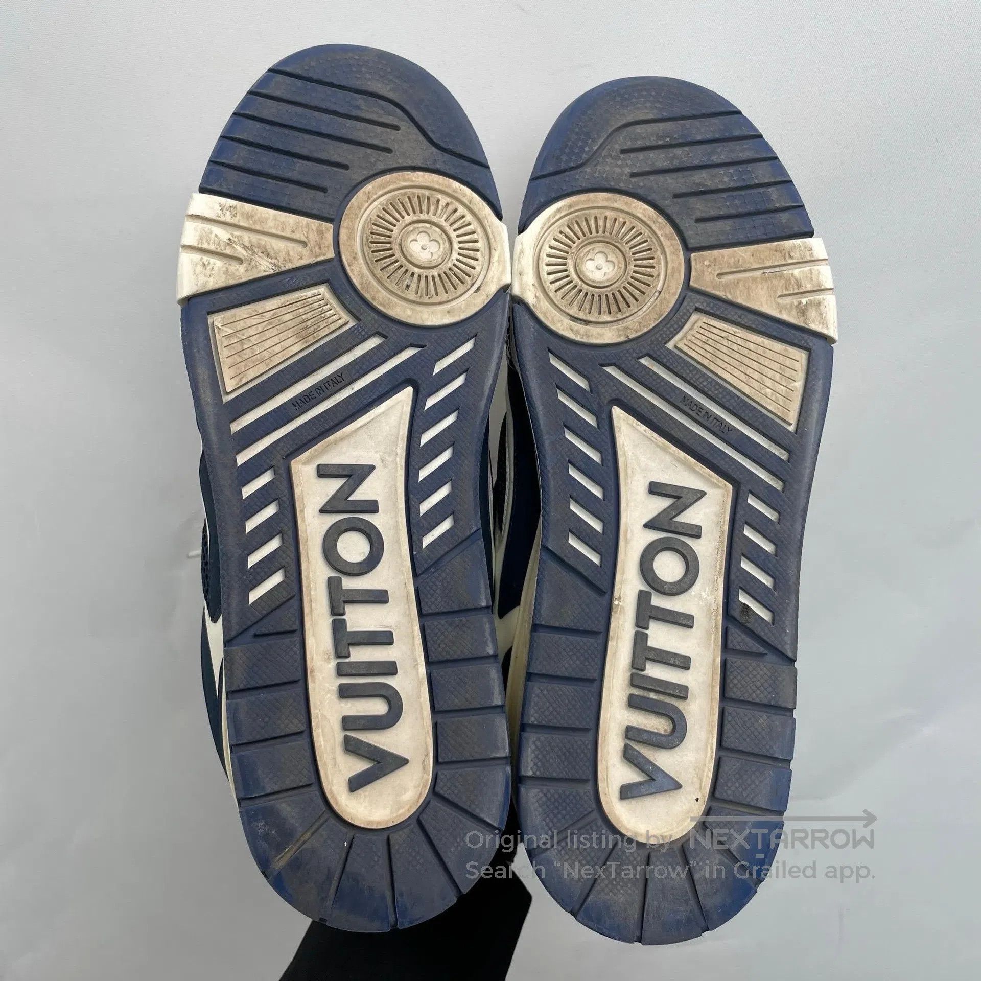 Louis Vuitton Louis Vuitton Board shoes with white and blue color| Size US 8 / EU 41 - 6 Thumbnail