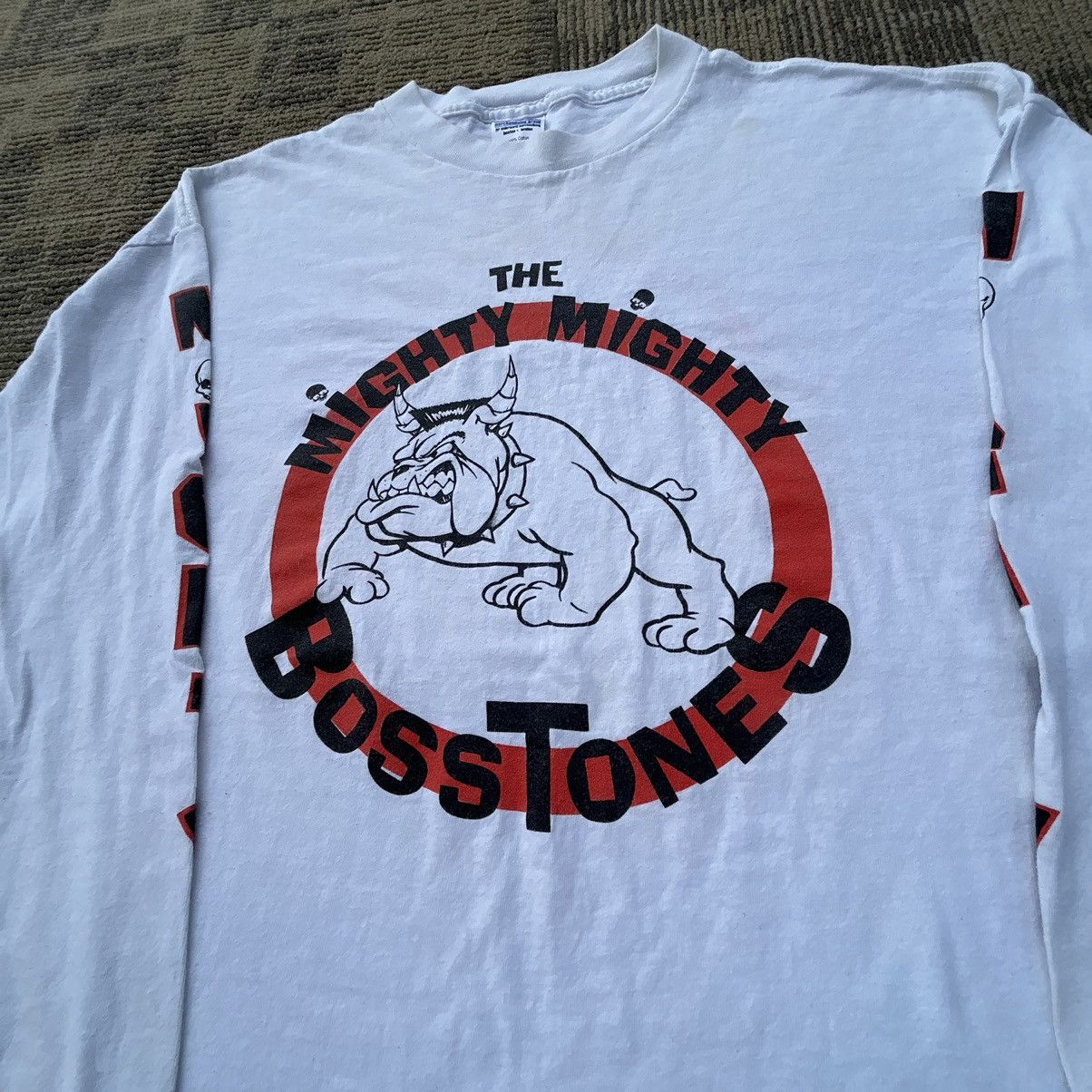 Band Tees Vintage 1995 Mighty Mighty Bosstones Bulldog Long-sleeve Size US XL / EU 56 / 4 - 2 Thumbnail