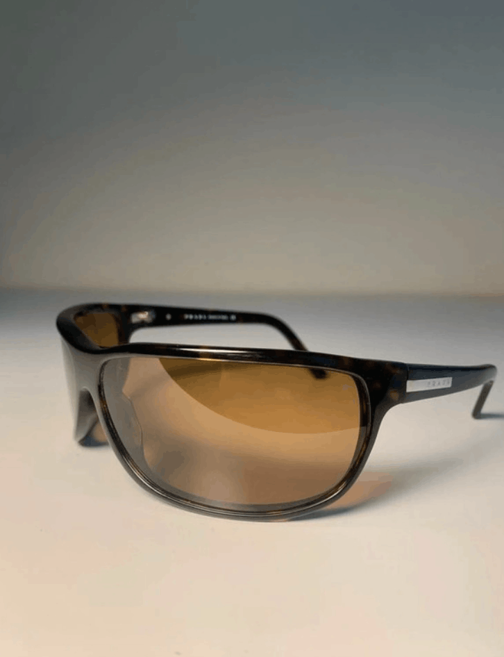 Prada PRADA Sunglasses SPR 12C Sport Red Tab Shield Mask Symbole Size ONE SIZE - 1 Thumbnail
