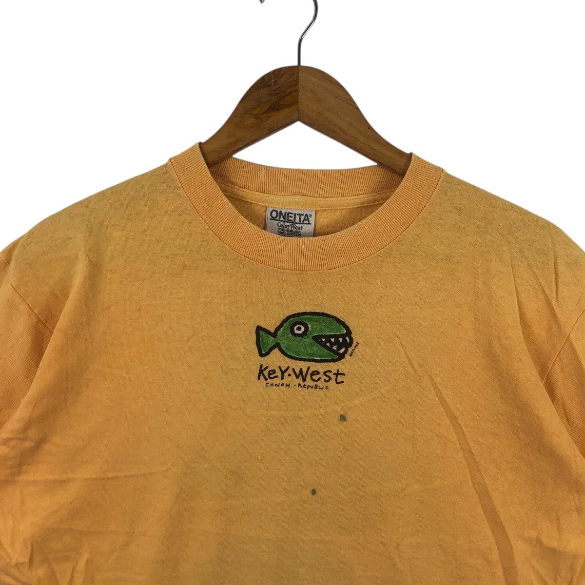Vintage Vintage 90’ KEY WEST CONCH REPUBLIC Florida Tee Shirt Top Size US M / EU 48-50 / 2 - 2 Thumbnail