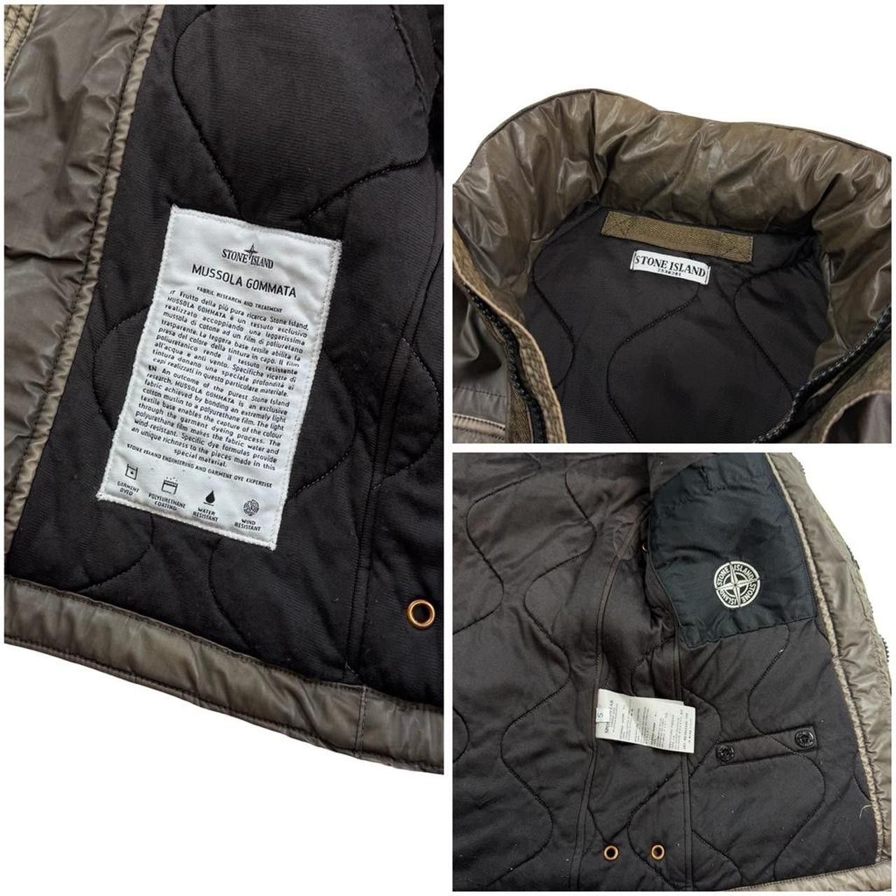 Stone Island Stone Island Brown Mussola Gommato Multipocket Jacket Small Size US S / EU 44-46 / 1 - 8 Thumbnail
