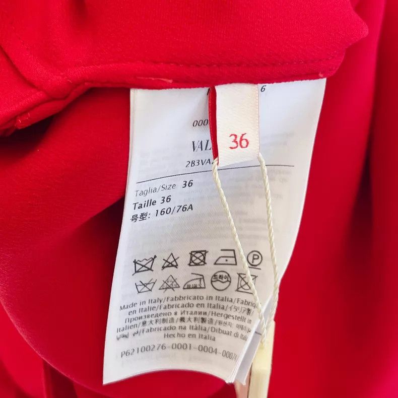 Valentino Valentino Big red dress dress Size XXS / US 00 / IT 34 - 8 Thumbnail