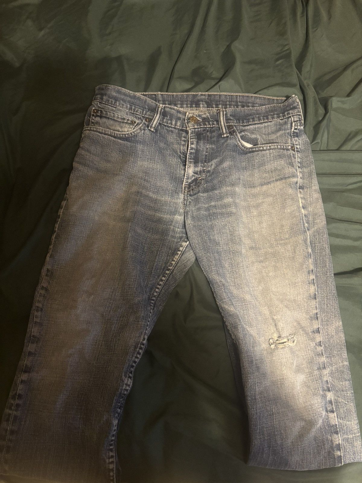 Levi's Washed Levi Blue Jeans Size US 32 / EU 48 - 2 Thumbnail
