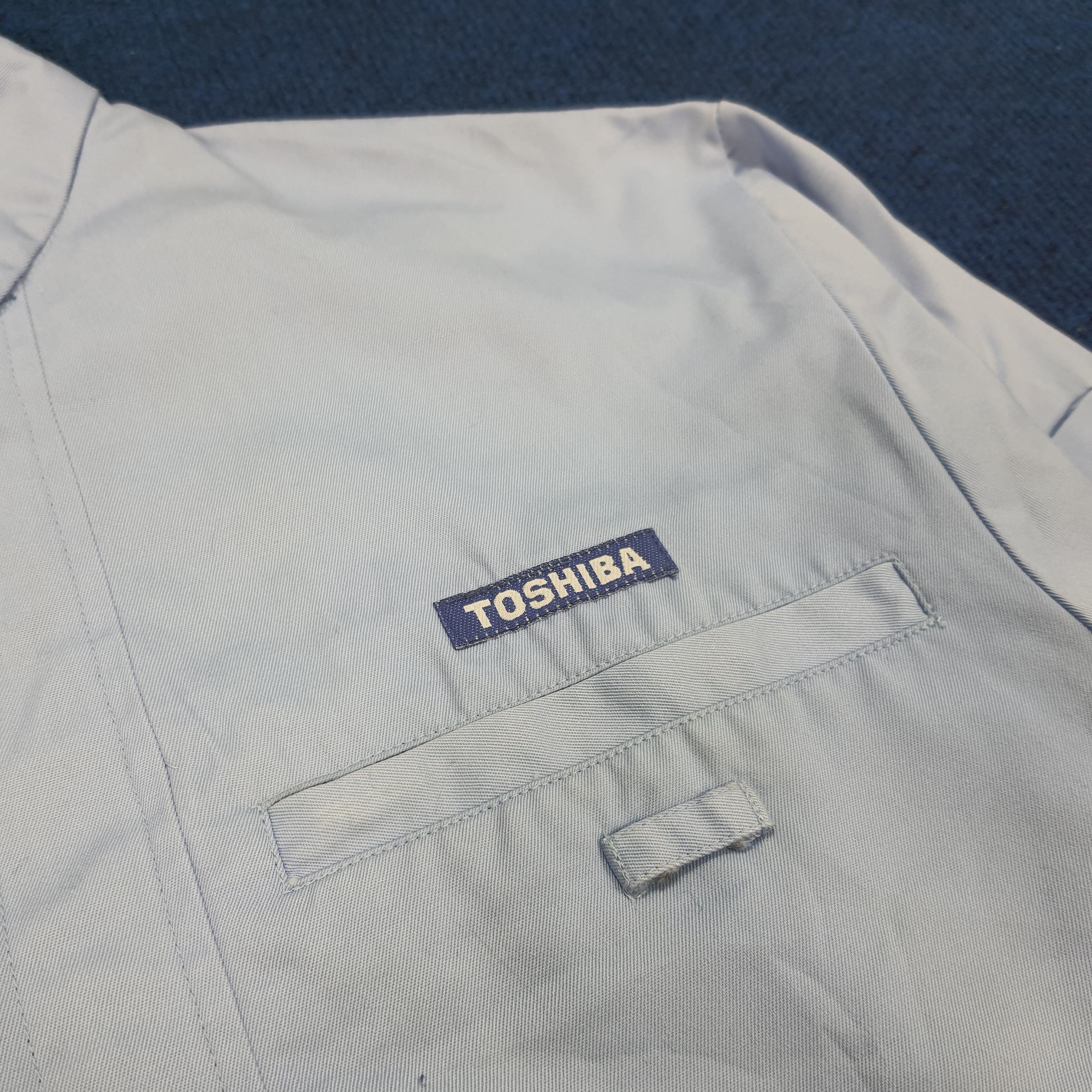 Japanese Brand × Vintage Vintage TOSHIBA Japan Electronic Brand Worker Jacket Size US M / EU 48-50 / 2 - 2 Thumbnail