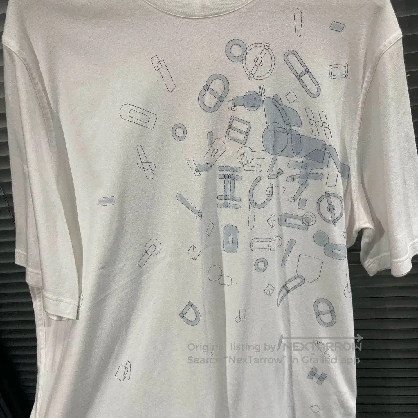 Hermes Multi-Print Short Sleeve T-Shirt - XL. Size US XL / EU 56 / 4 - 4 Thumbnail