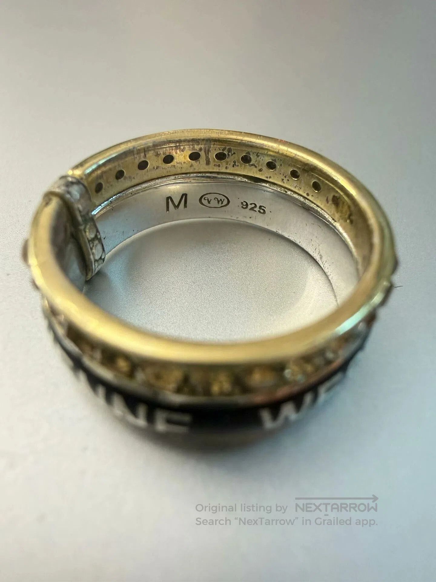 Vivienne Westwood Vivienne Westwood Saturn Double Ring. Size ONE SIZE - 6 Thumbnail