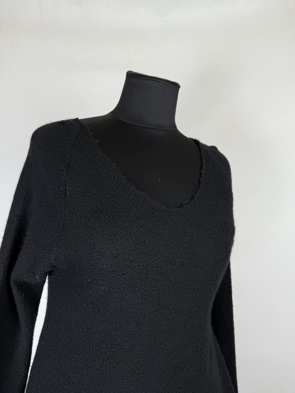 Rundholz Rundholz Dip Long Sleeve Cashmere Asymmetrical Dress Size S / US 4 / IT 40 - 4 Thumbnail