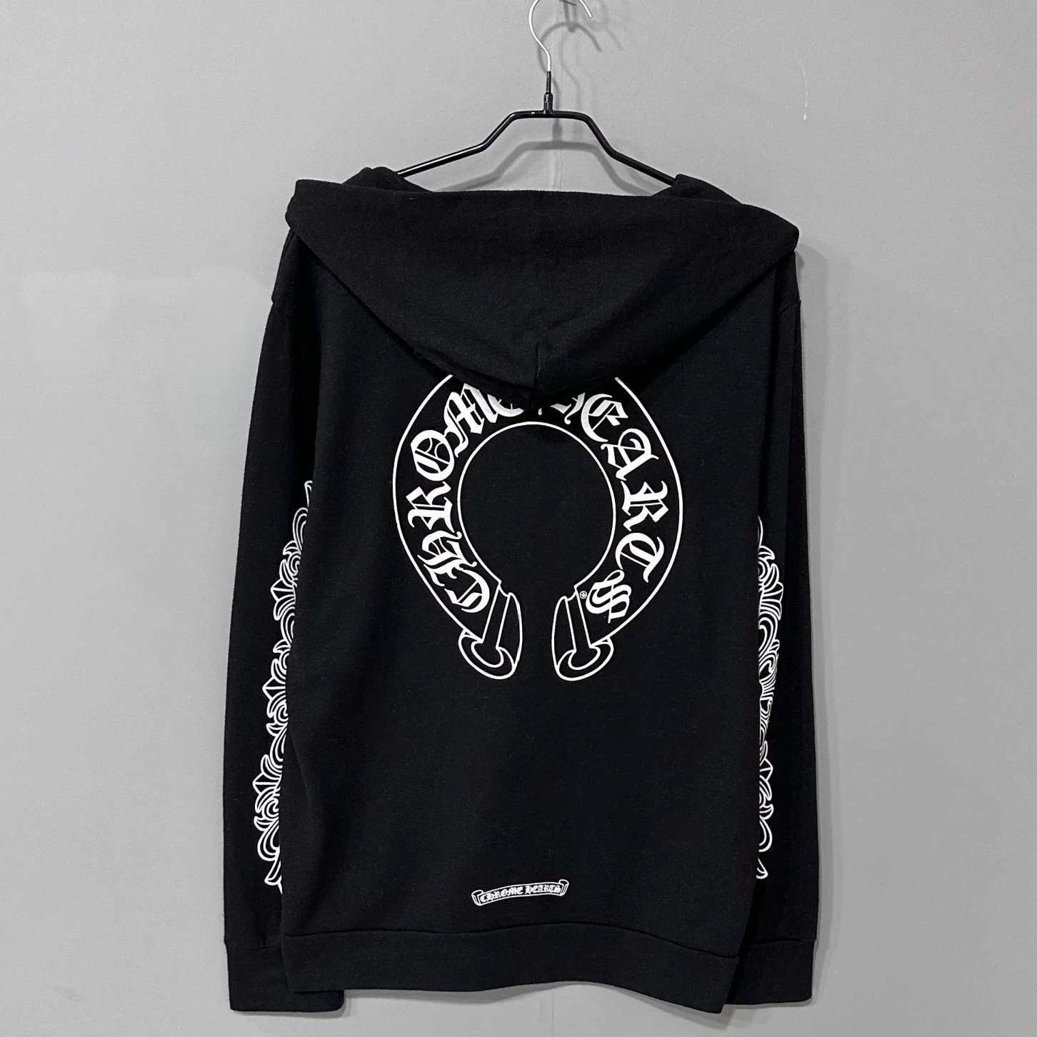 Chrome Hearts Chrome Hearts Black Big Cross Silver Zipper Vines Hoodie M Size M / US 6-8 / IT 42-44 - 3 Thumbnail