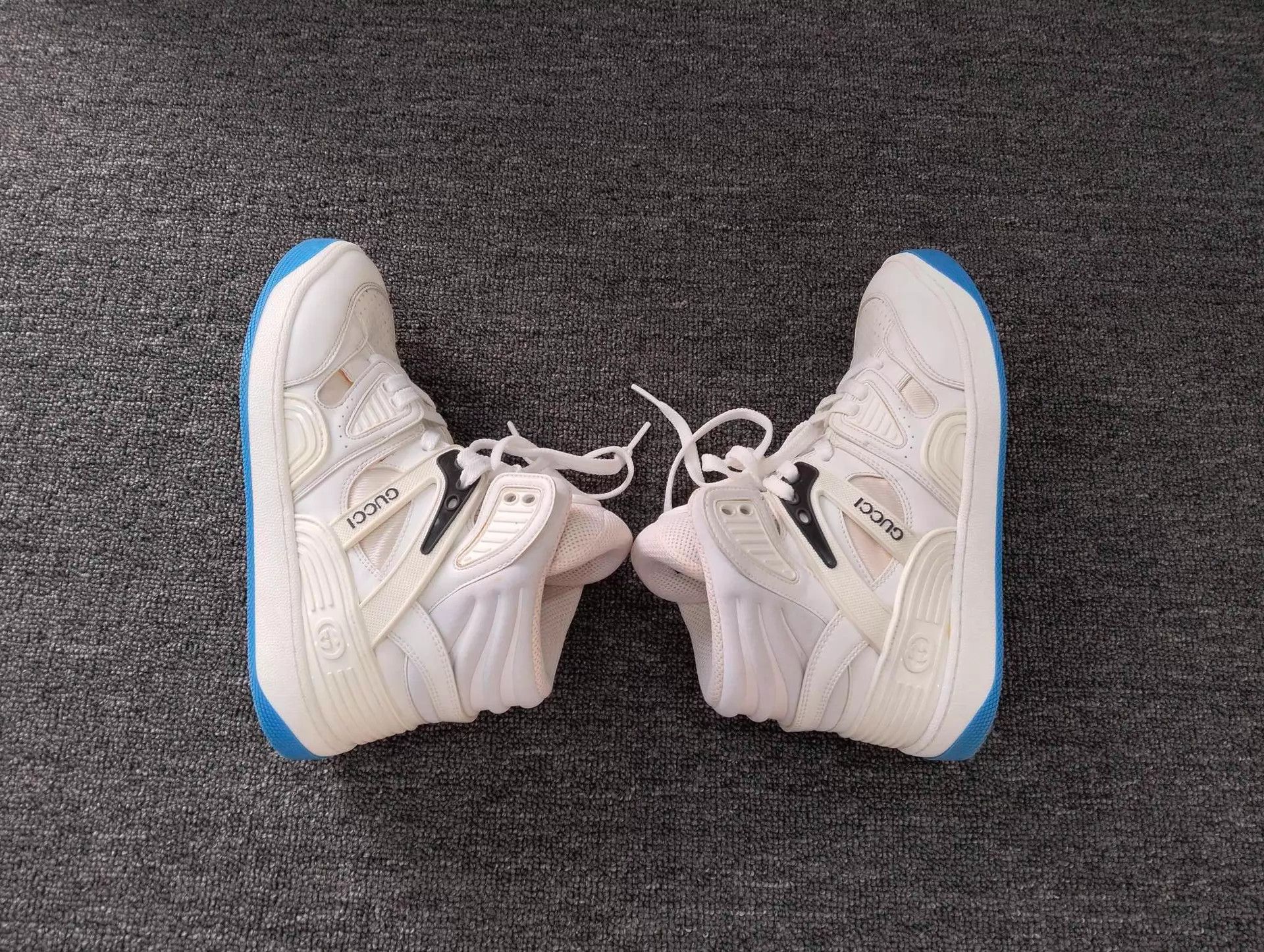 Gucci GUCCI High-Top Vintage Basketball Shoes 37 Size US 6.5 / IT 36.5 - 3 Thumbnail