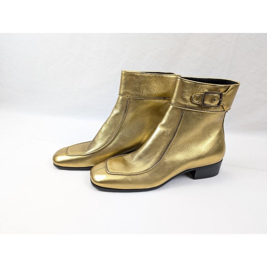 Saint Laurent Paris o1rshd1 Miles Boots in Gold Size US 9 / EU 42 - 16 Thumbnail