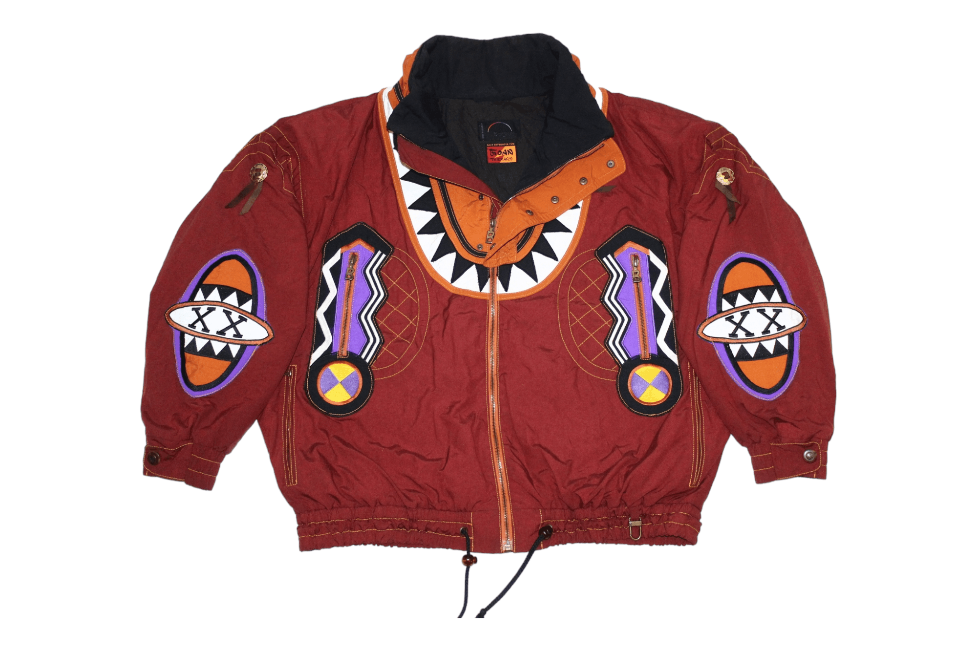 image of VTG 80's Bogner Goan Thylmann Southwest Insulated Ski Jacket in Burgundy, Men's (Size Large)
