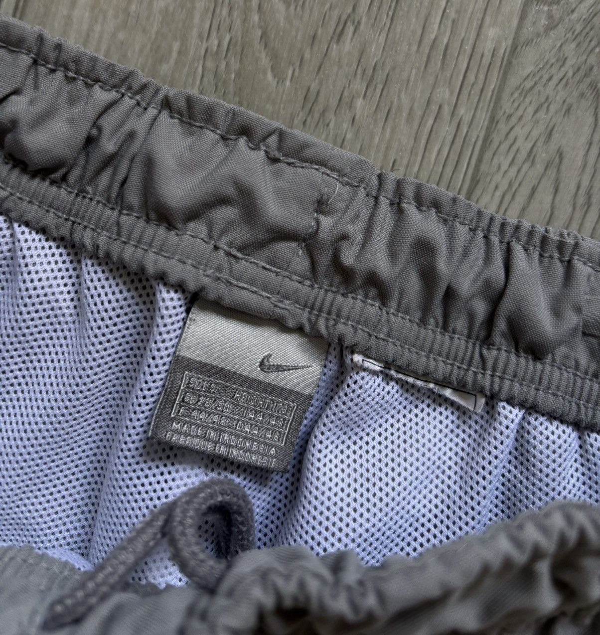 Nike × Vintage Vintage Nike Pants Double Knee Swoosh Grey 90s Size US 32 / EU 48 - 5 Thumbnail