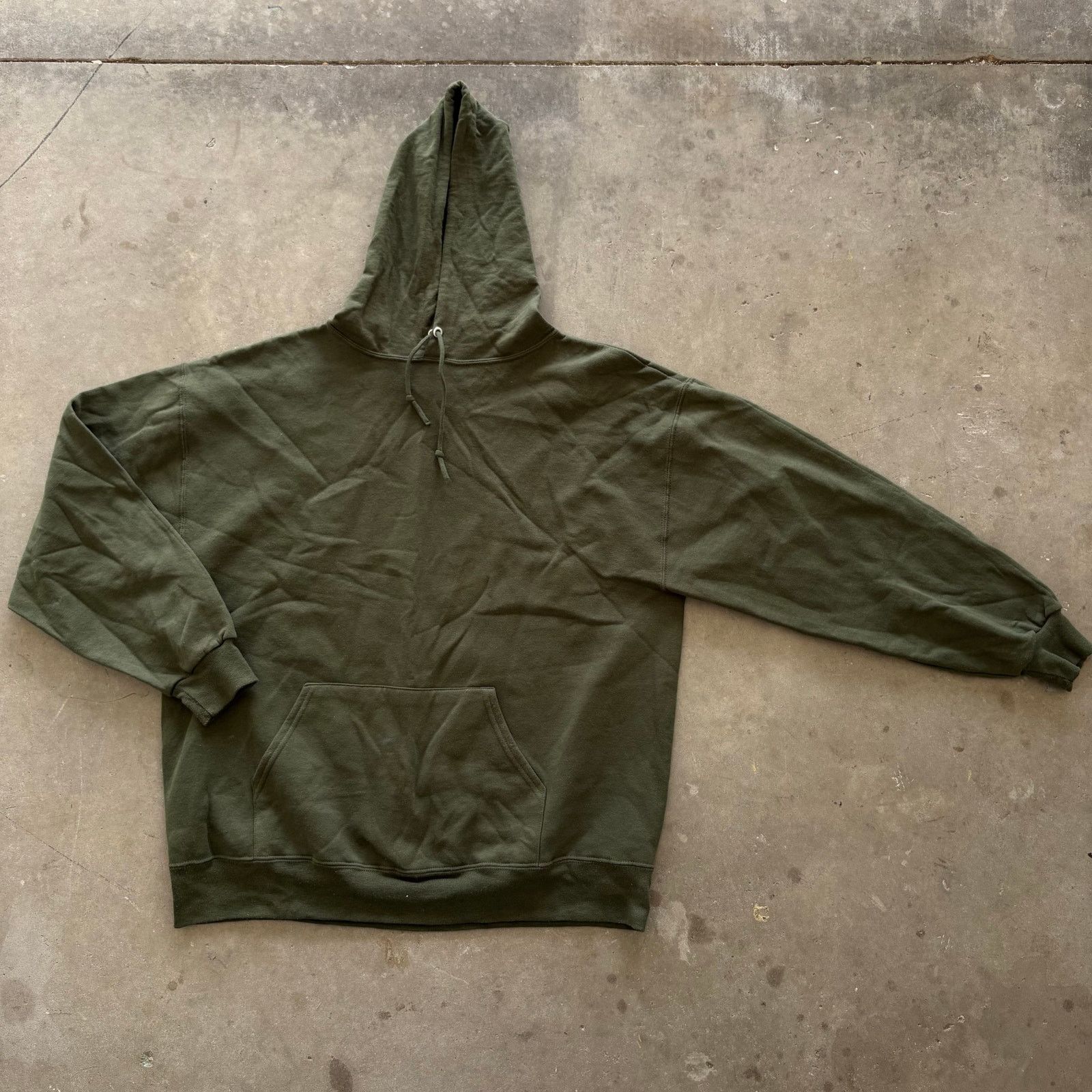 Fruit Of The Loom Green Oversized Hoodie Size US XL / EU 56 / 4 - 2 Thumbnail