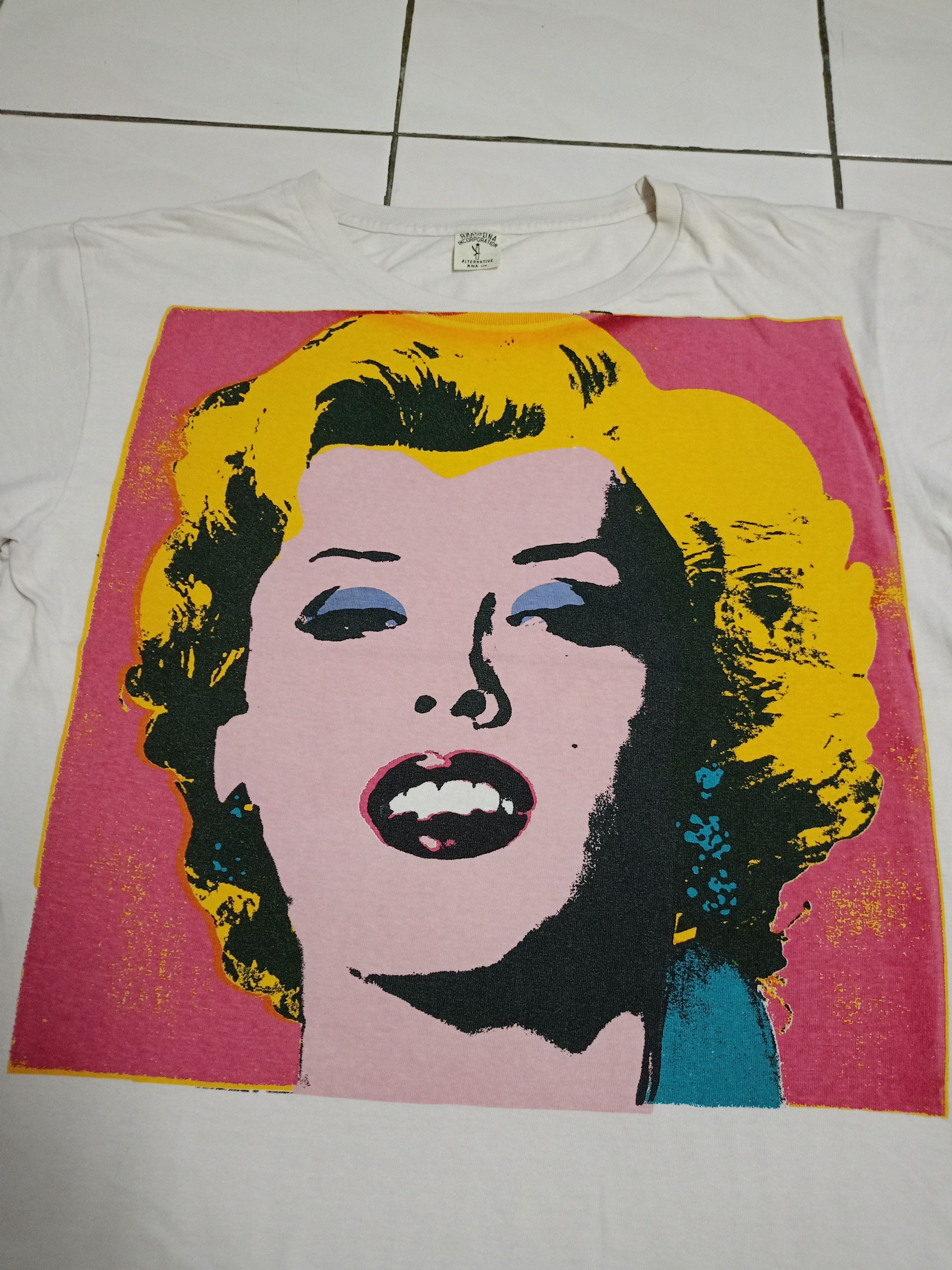 Vintage Vintage rare Marilyn Monroe photo tee t shirt Size US L / EU 52-54 / 3 - 3 Thumbnail