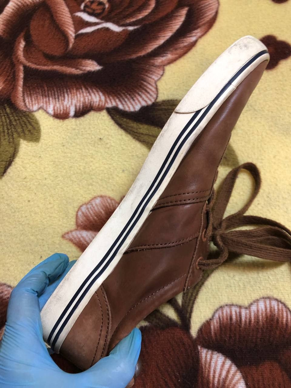 Polo Ralph Lauren Polo Ralph Lauren Hanford Sneakers Mens Brown Leather Size US 10 / EU 43 - 13 Thumbnail