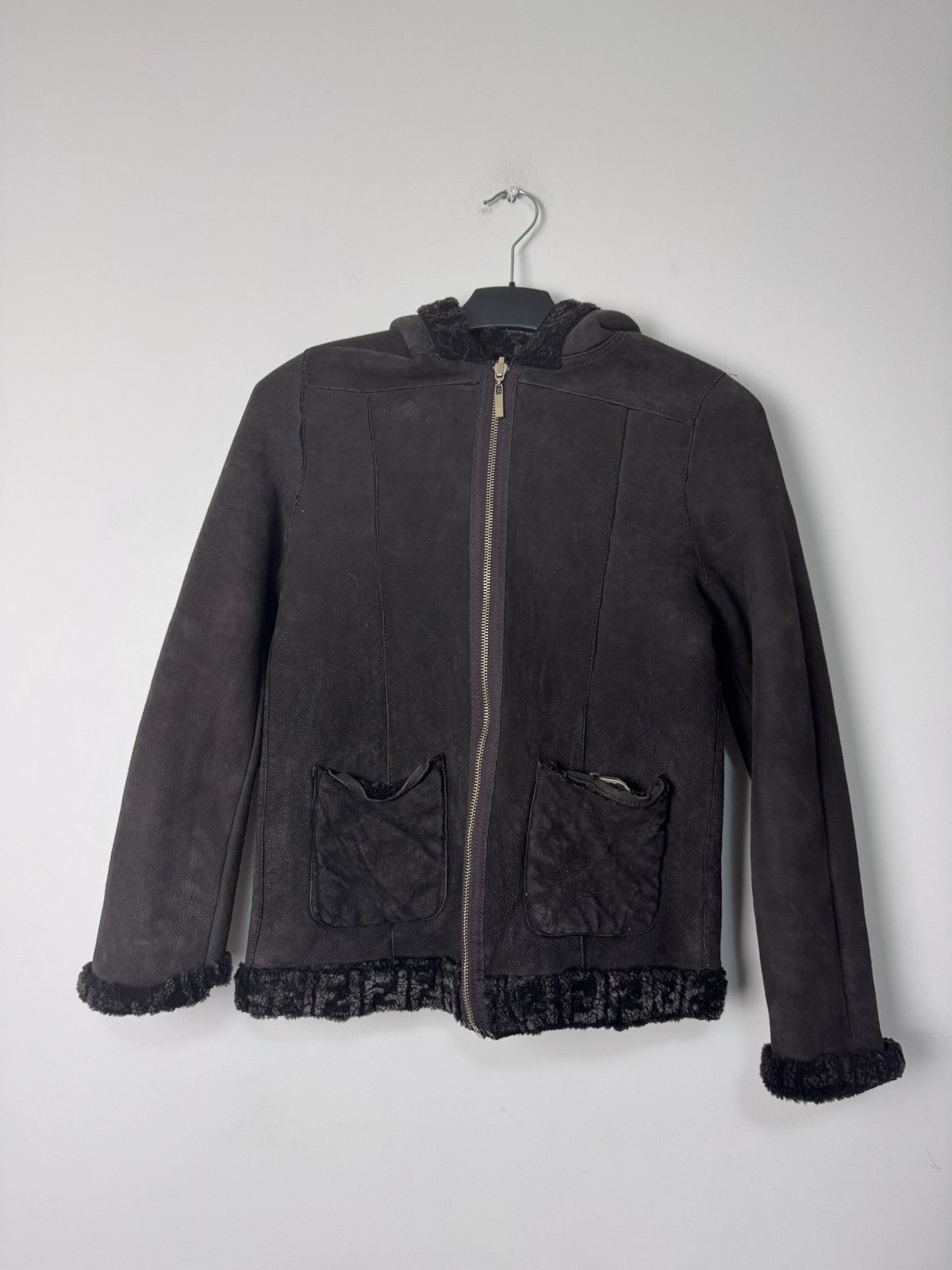 Fendi Fendi Reversible FF Monogram Shearling Hoodie Jacket Size M / US 6-8 / IT 42-44 - 14 Thumbnail
