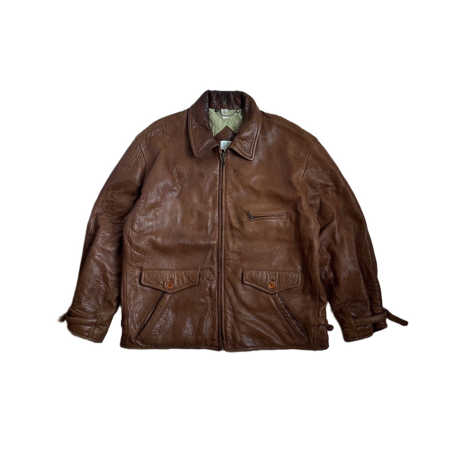 C.P. Company Vintage C.P. Company Leather Jacket Size US L / EU 52-54 / 3 - 1 Thumbnail
