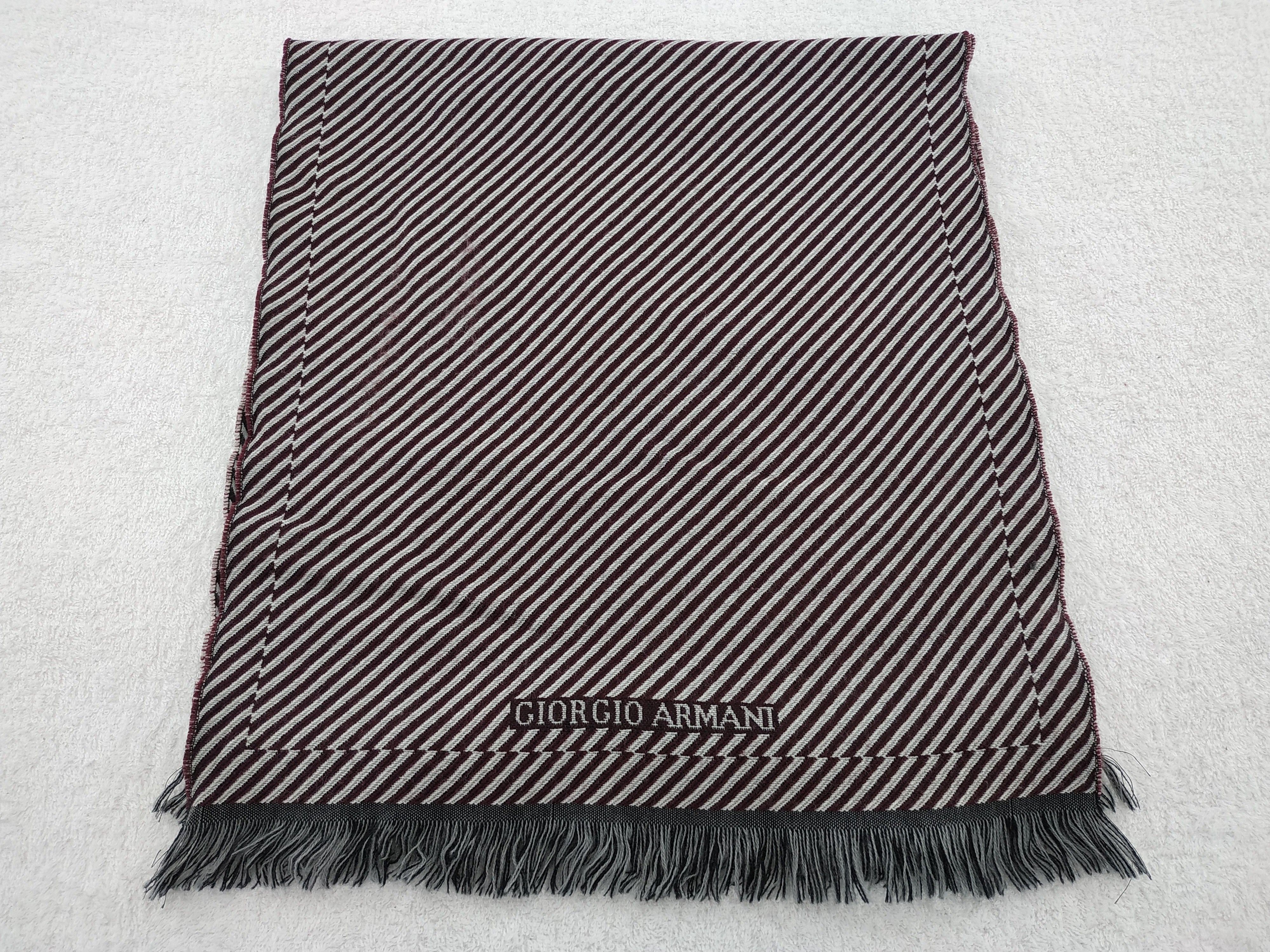 Giorgio Armani × Vintage Giorgio Armani Scarf / Muffler / Neckwear Size ONE SIZE - 1 Thumbnail