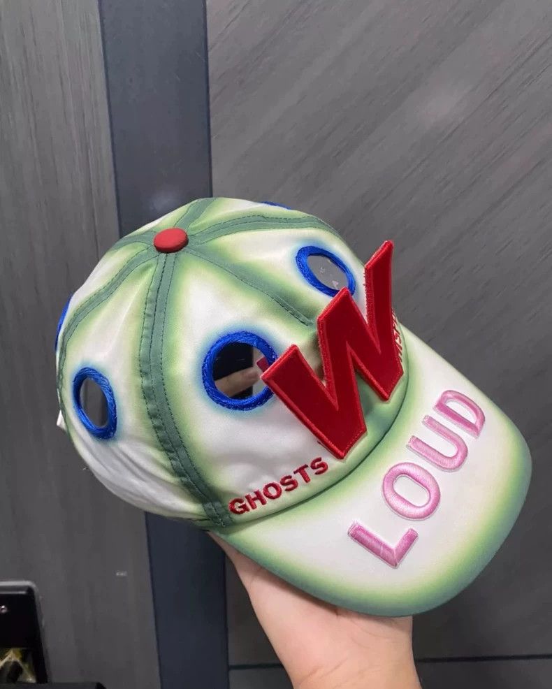 Walter Van Beirendonck walter van beirendonck 21ss green mirrored hat Size ONE SIZE - 1 Thumbnail