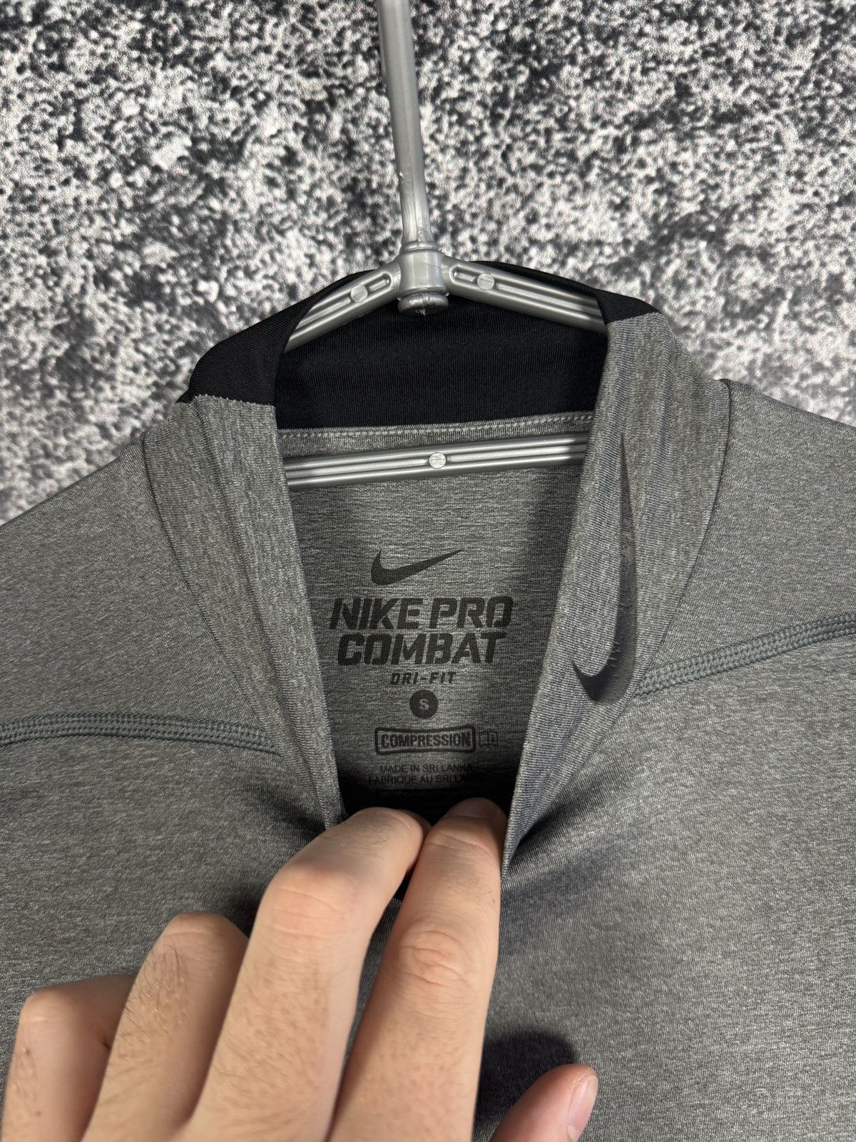 Nike Nike Pro Combat Compression Long Sleeve T-Shirt Fitness Top Size US S / EU 44-46 / 1 - 11 Thumbnail