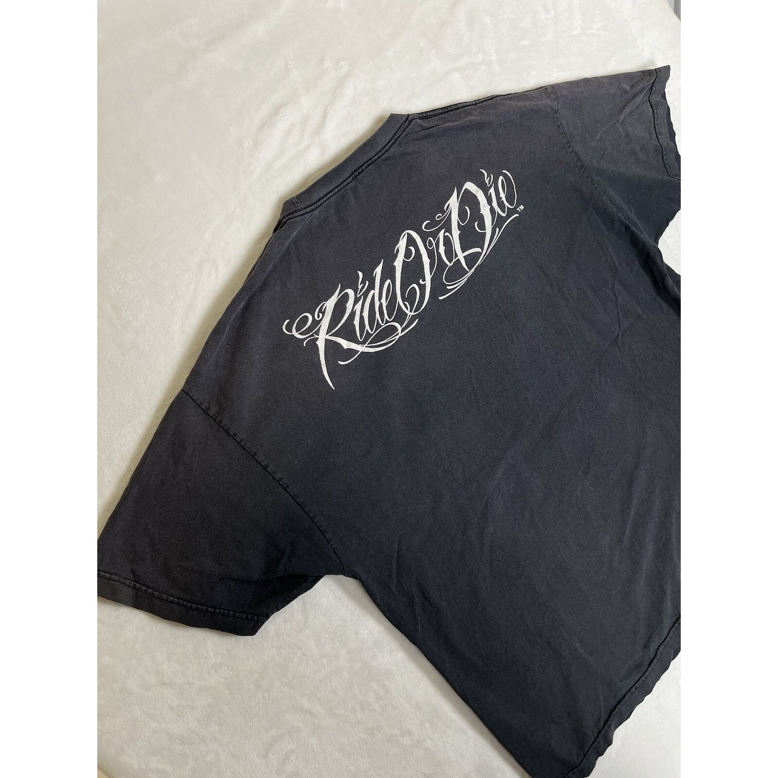 Other Vintage Ride or Die My Old Lady Motorcycle David Gonzales T- Size US XXL / EU 58 / 5 - 10 Thumbnail
