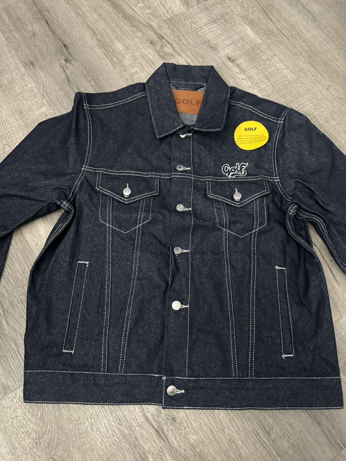 Golf Wang × Golf le Fleur Glitter Denim Trucker Jacket | Grailed