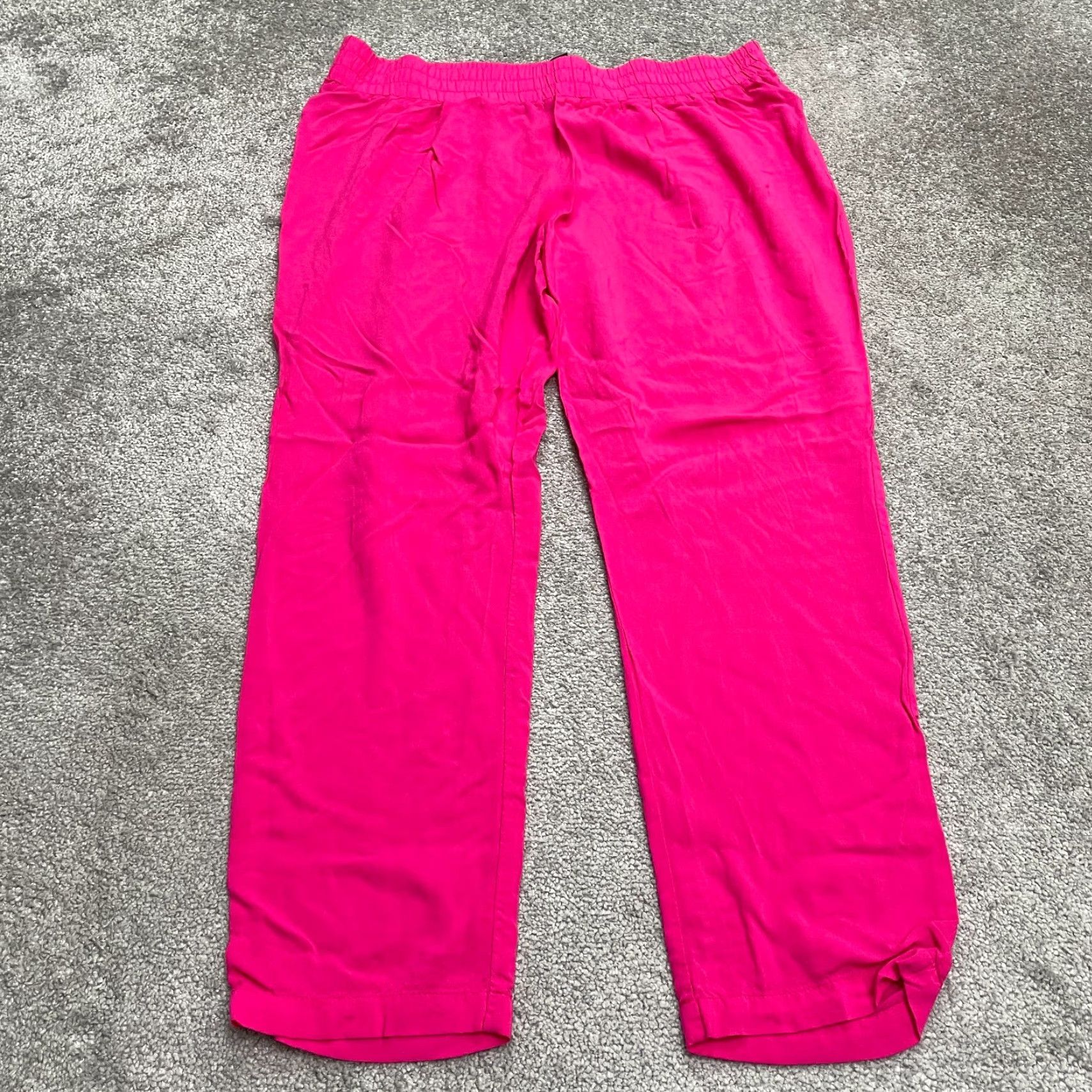 Apt. 9 Apt. 9 Lounge Casual Pants Womens XL Pink Straight Leg Elastic Lightweight 36x27 Lounge Pants Pink XL Womens Elastic Waist Comfortable Everyday Wear Size 40" / US 18 - 2 Thumbnail