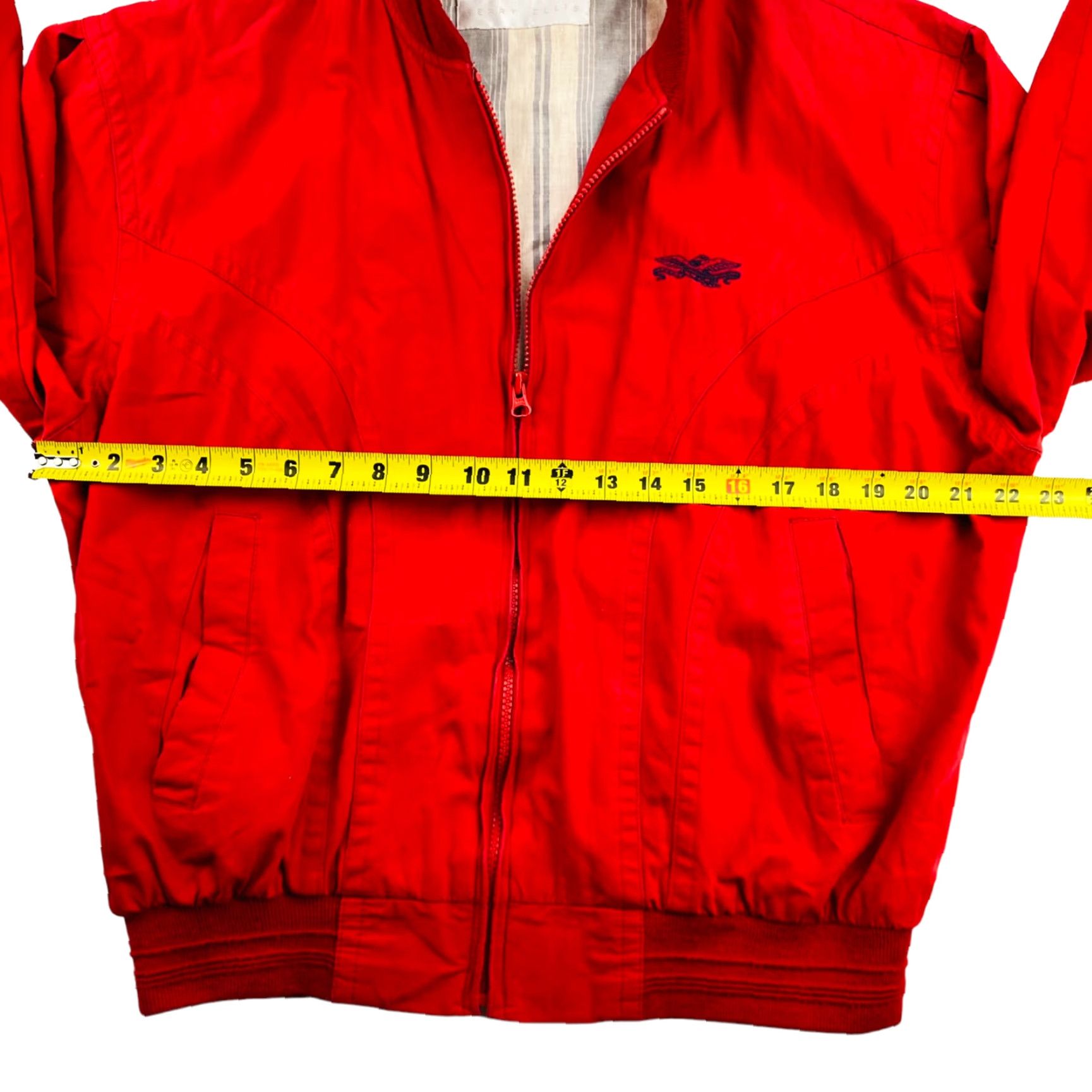 Perry Ellis VTG Perry Ellis Men's Bomber Jacket Full Zip Red M Size US M / EU 48-50 / 2 - 6 Thumbnail
