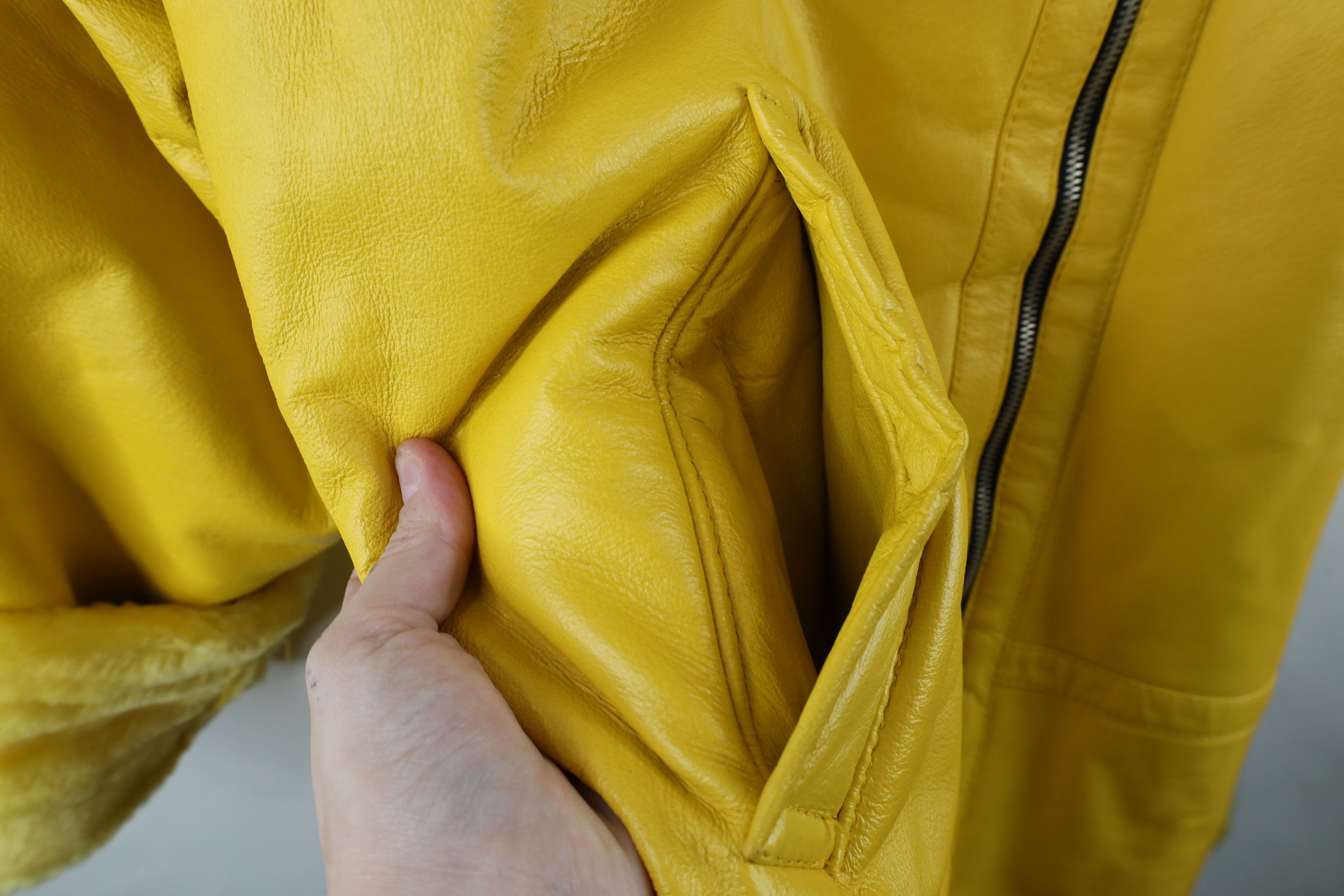 Vintage Vintage 90s Streetwear Lined Leather Penny Lane Jacket Size XL / US 12-14 / IT 48-50 - 7 Thumbnail