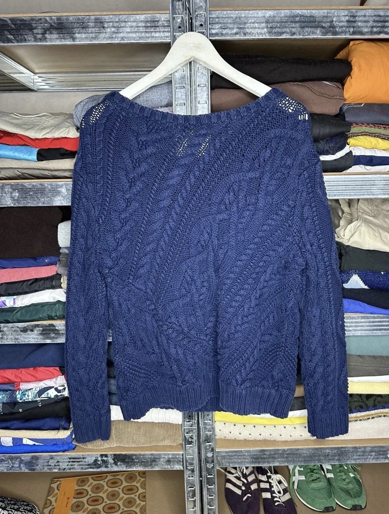 Polo Ralph Lauren POLO RALPH LAUREN Cable Big Knit Sweater Size XL / US 12-14 / IT 48-50 - 2 Thumbnail