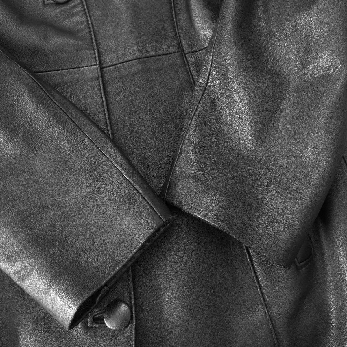 Vintage Iconic super long matrix leather coat Size M / US 6-8 / IT 42-44 - 5 Thumbnail