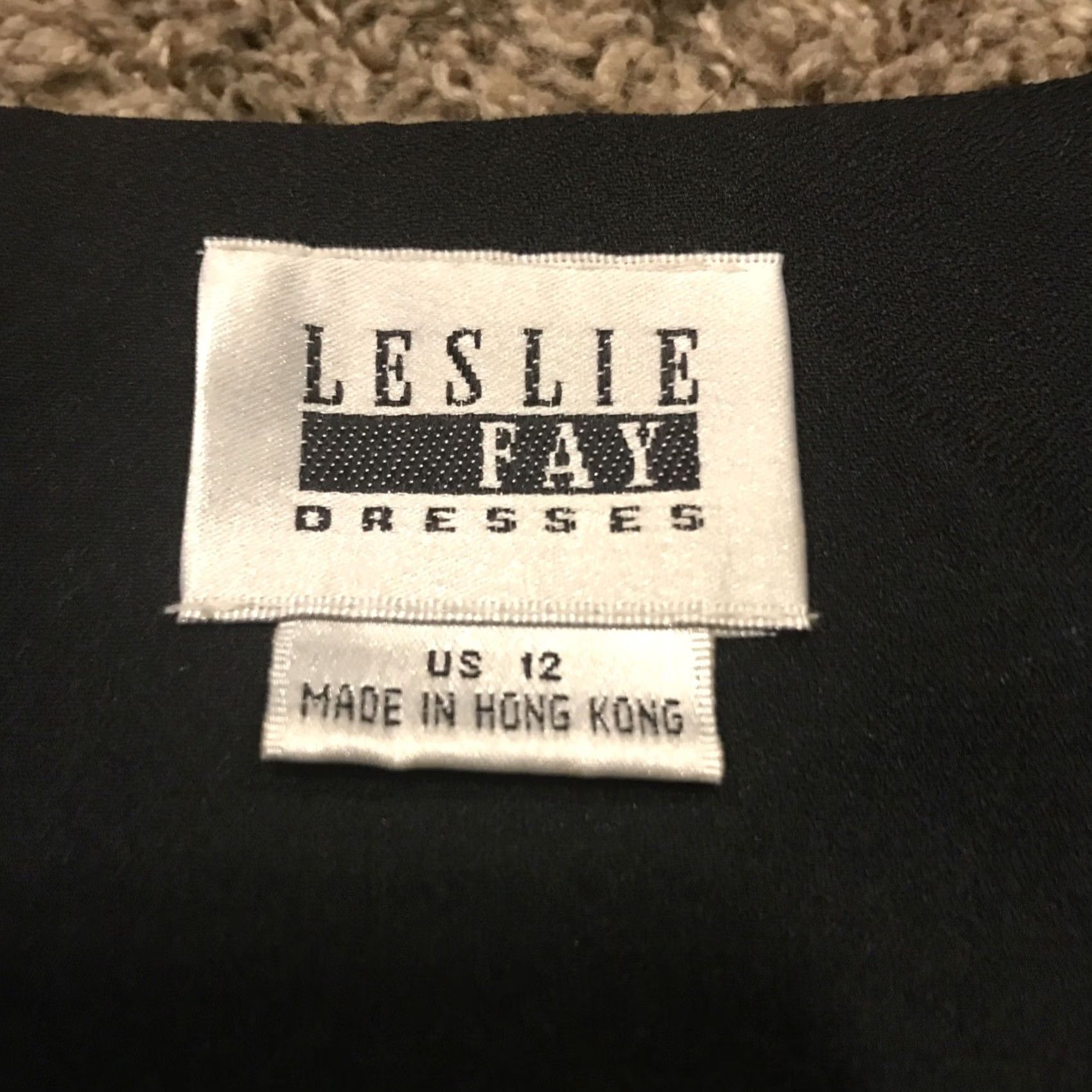 Vintage VINTAGE Leslie Fay Shirt Womens 12 Black Button Up Top NWT 1990s Secretary/Geek Mens WomenGirls Size XL / US 12-14 / IT 48-50 - 3 Thumbnail