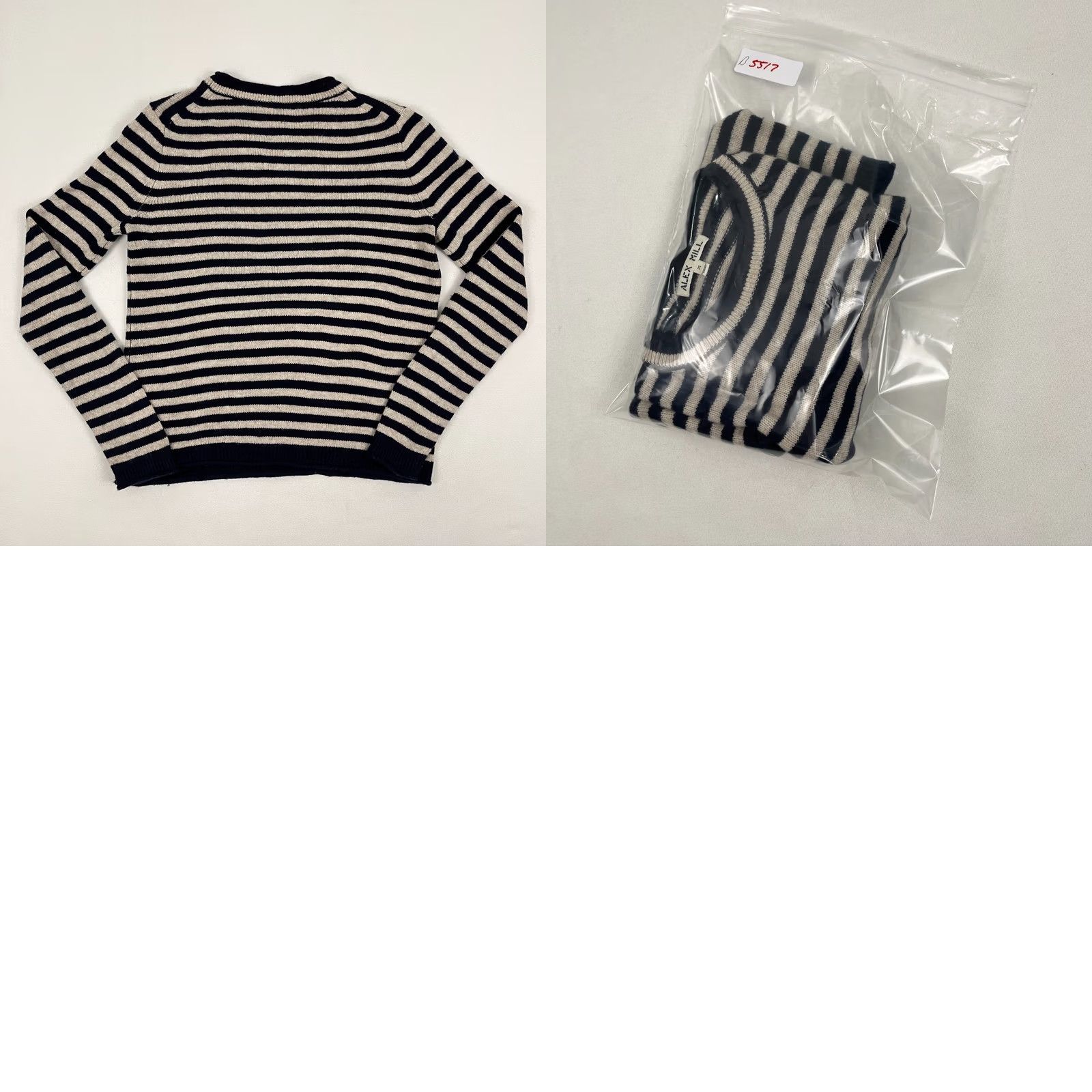 Alex Mill VINTAGE Alex Mill Sun Sweater Womens M Wool & Cashmere Brown Blue Striped Crew Preppy Size M / US 6-8 / IT 42-44 - 8 Thumbnail