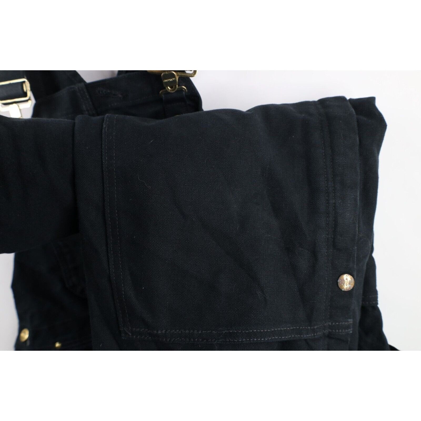 Carhartt × Vintage Vintage 90s Carhartt Spell Out Quilted Double Knee Overalls Size US 36 / EU 52 - 10 Thumbnail