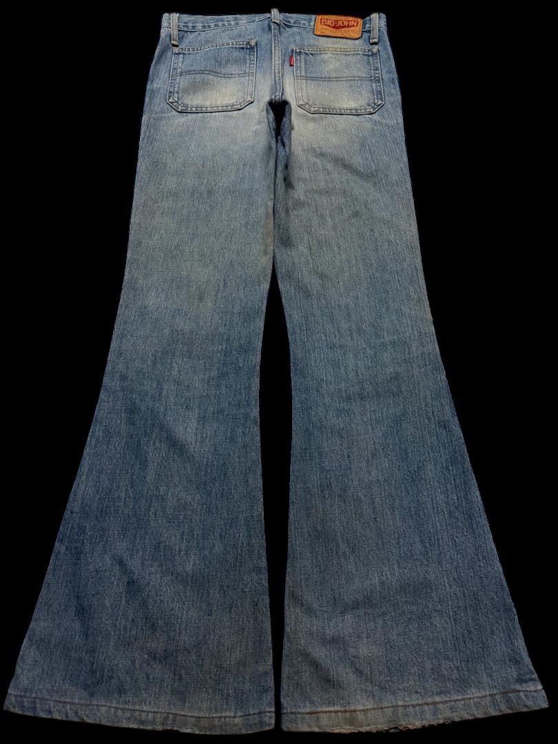 Big John 80s💥BigJohn Bell Bottom Rusty Mudwash Bushpants Insane Jean Size US 29 - 2 Thumbnail